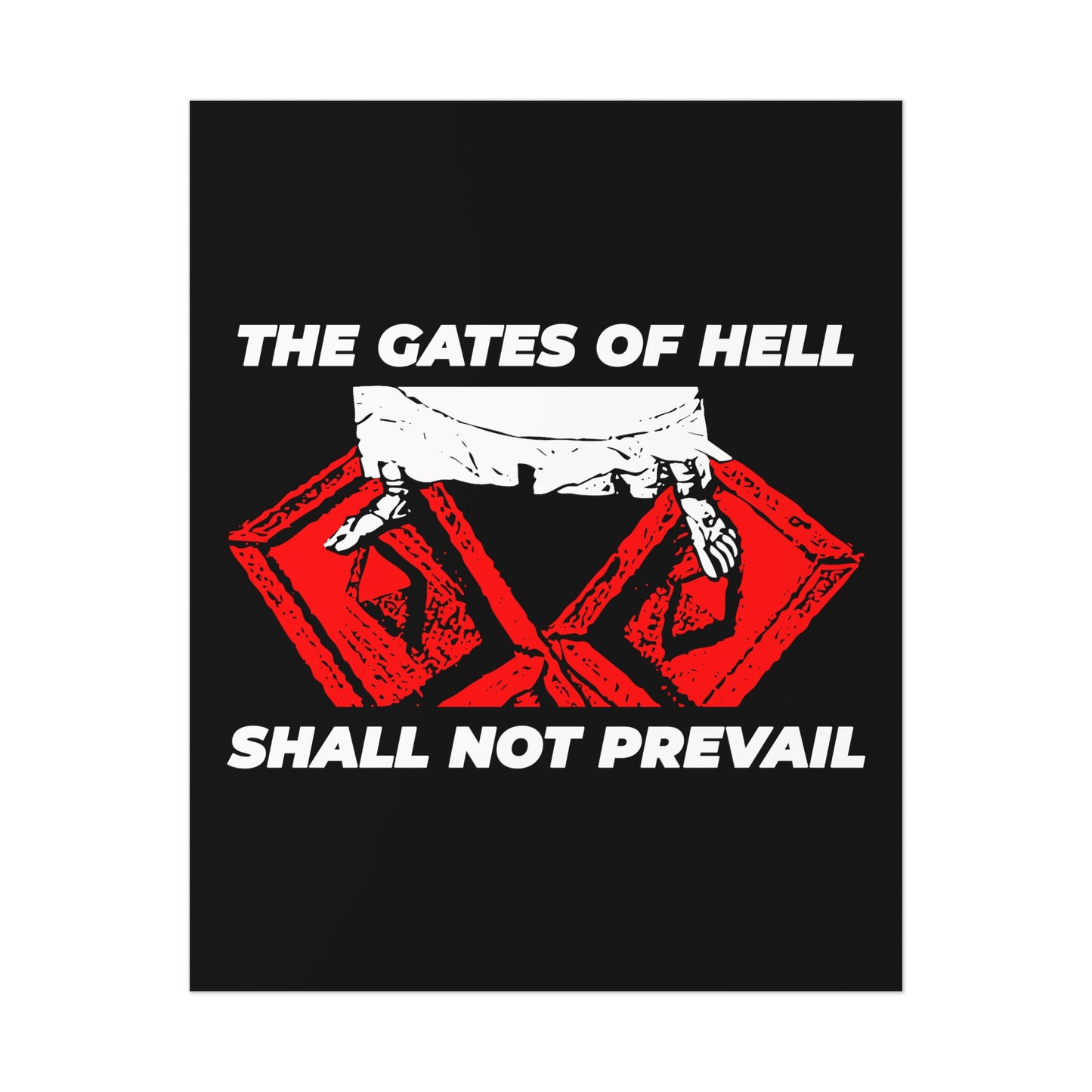 The Gates of Hell Shall Not Prevail No. 2 |  Orthodox Christian Art Poster