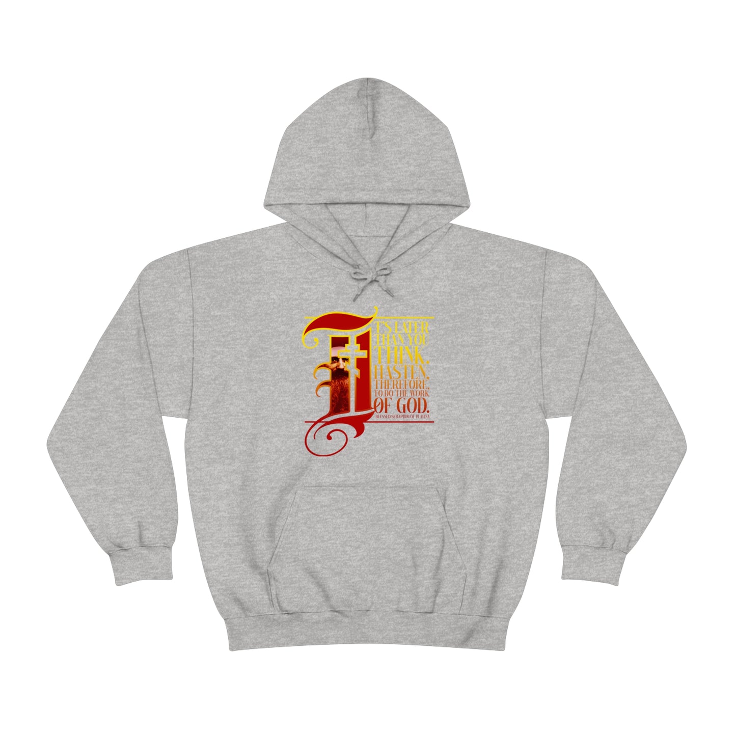It's Later Than You Think No. 9 | Orthodox Christian Hoodie / Hooded Sweatshirt