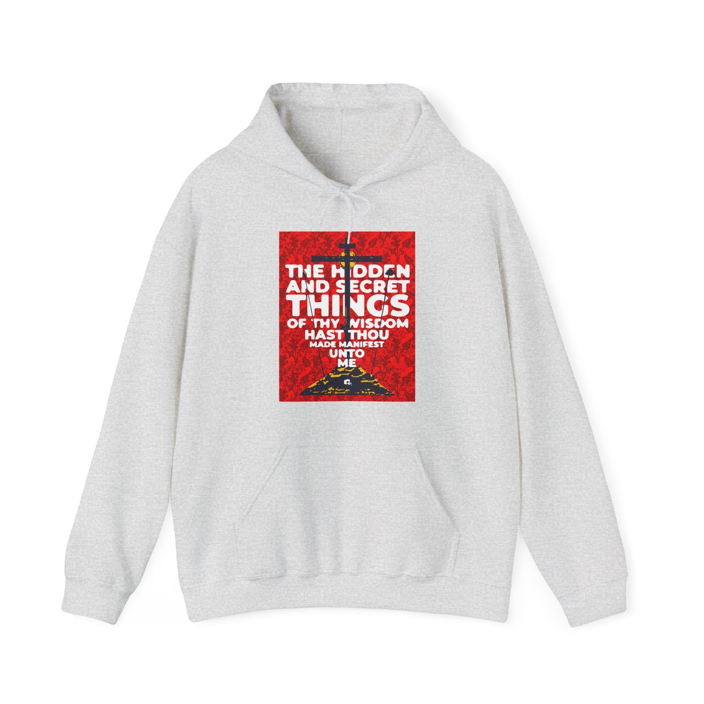 The Hidden and Secret Things of Thy Wisdom (Psalm 50/51) | Golgotha Cross | Skull of Adam | Orthodox Christian Hoodie