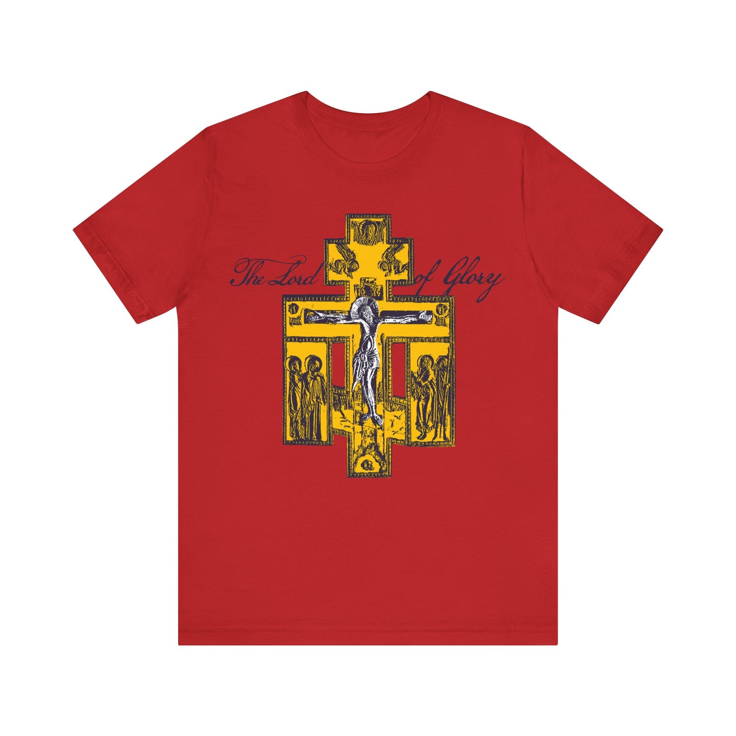 The Lord of Glory | Russian Golgotha Crucifix IconoGraphic | 1 Corinthians 2:8 | Orthodox Christian T-Shirt