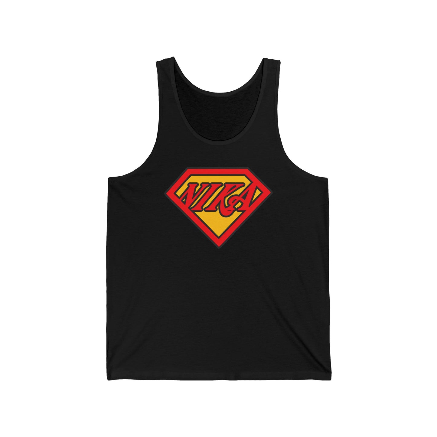 NIKA Superm@n Logo No. 1 | Orthodox Christian Jersey Tank Top / Sleeveless Shirt