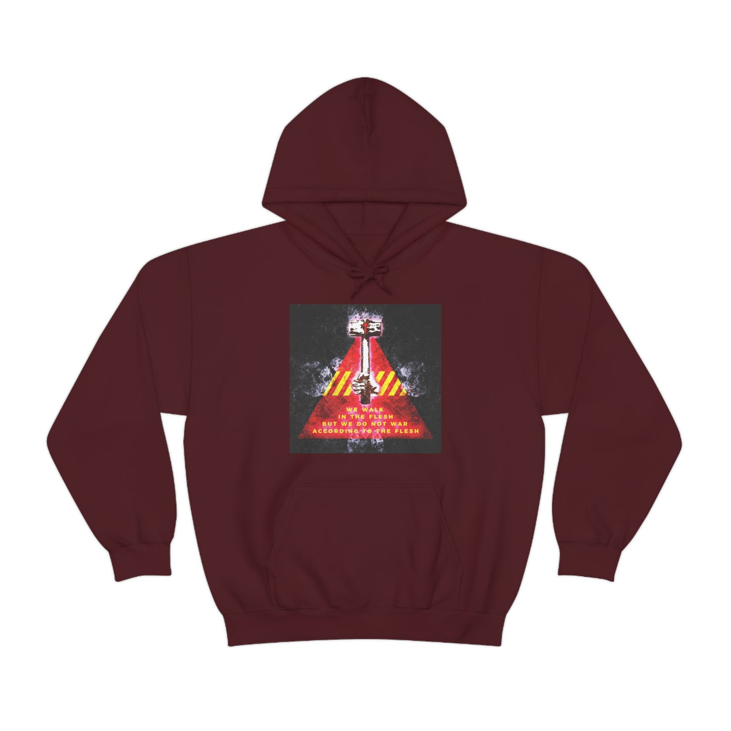 We Do Not War According to the Flesh No. 2 | Orthodox Christian Hoodie / Hooded Sweatshirt