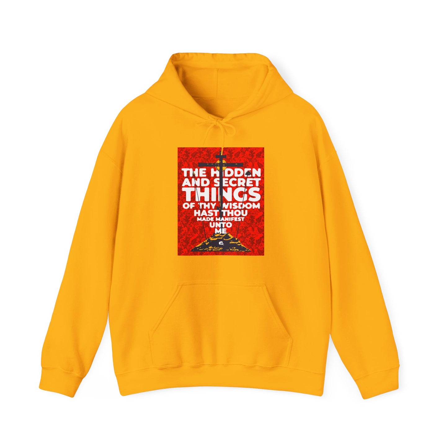The Hidden and Secret Things of Thy Wisdom (Psalm 50/51) | Golgotha Cross | Skull of Adam | Orthodox Christian Hoodie