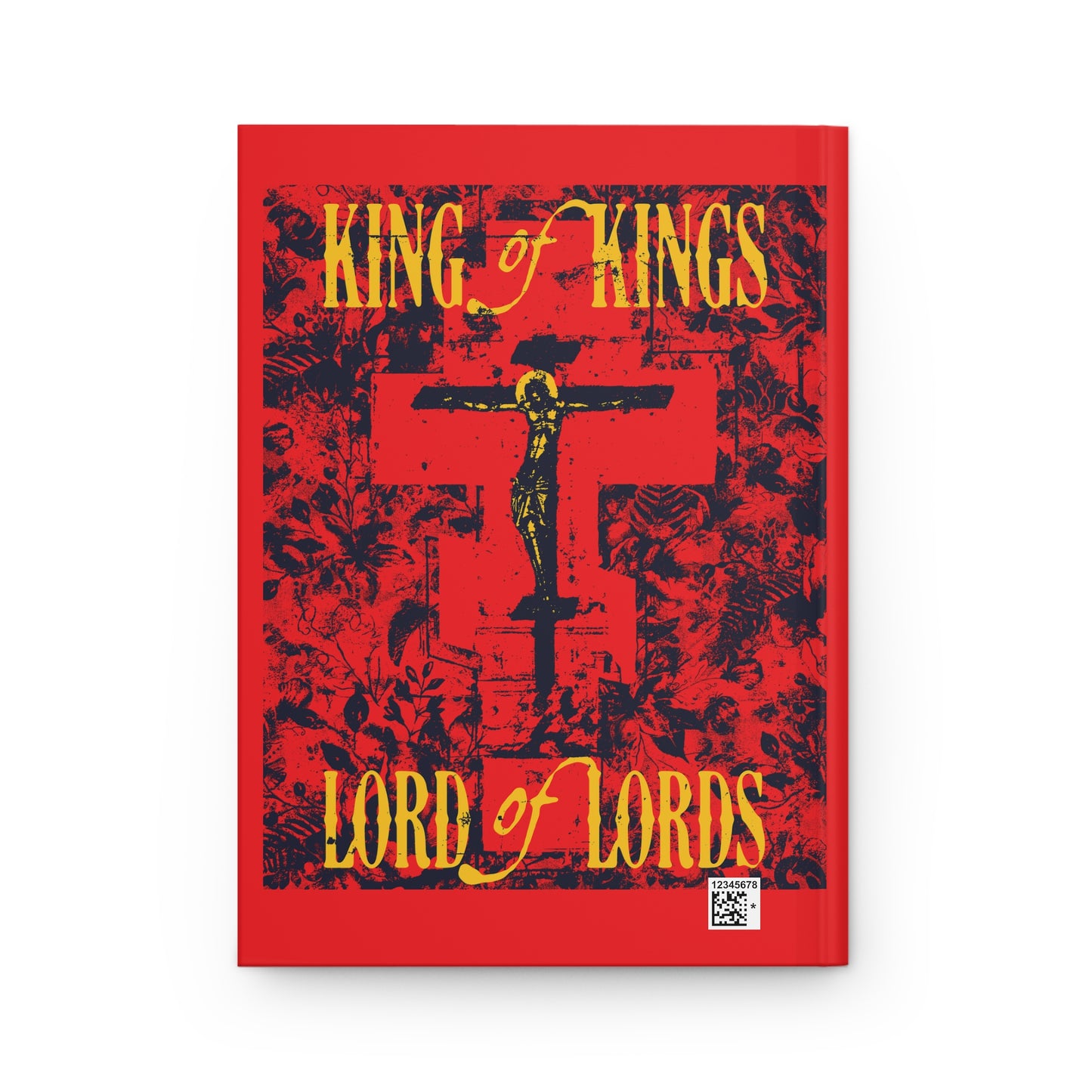 King of Kings, Lord of Lords (Jesus Christ Crucifix IconoGraphic) No. 2 | Orthodox Christian Hardcover Blank Journal