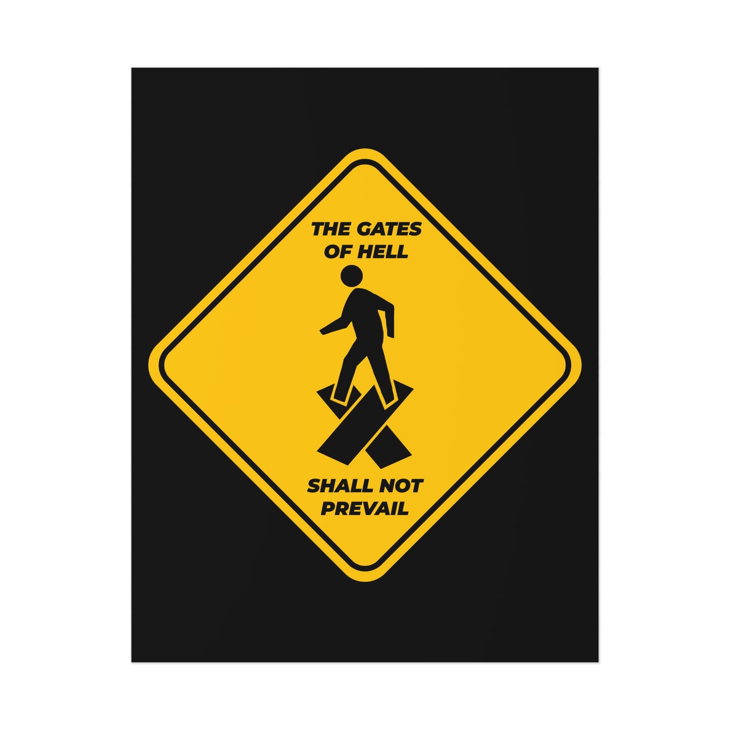 The Gates of Hell Shall Not Prevail No. 1 | Orthodox Christian Art Poster