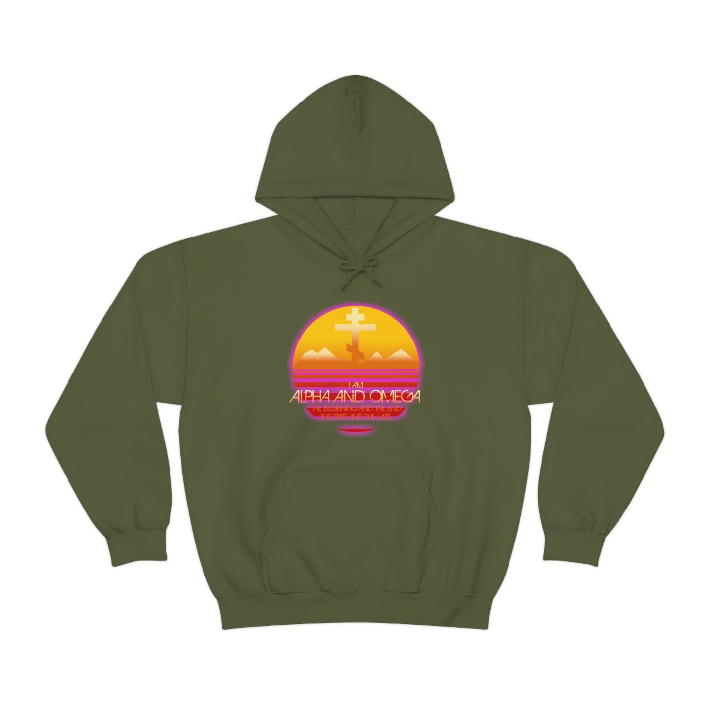 Alpha & Omega No. 3 | Orthodox Christian Hoodie / Hooded Sweatshirt