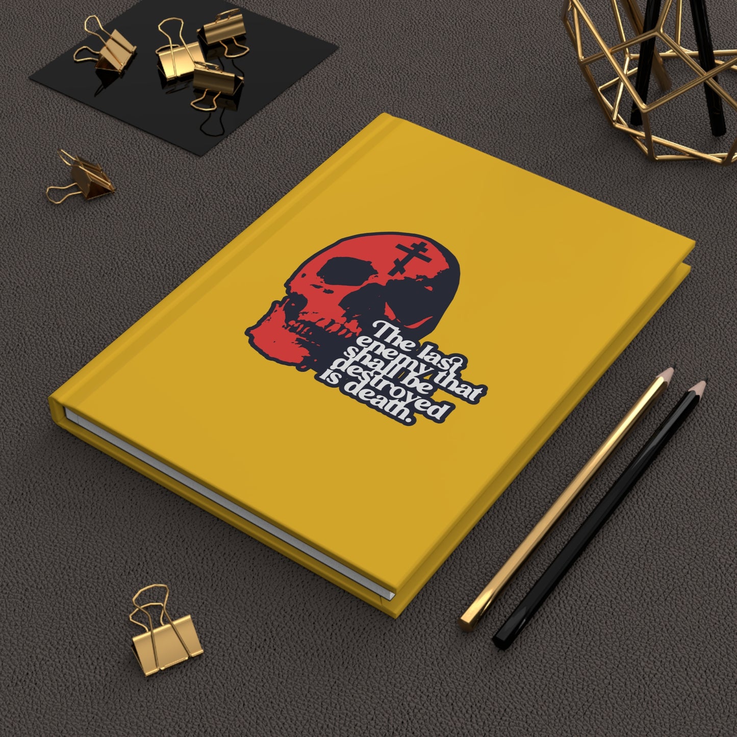 The Final Enemy That Shall Be Destroyed No. 3 (1 Corinthians 15:26) | Orthodox Christian Hardcover Journal