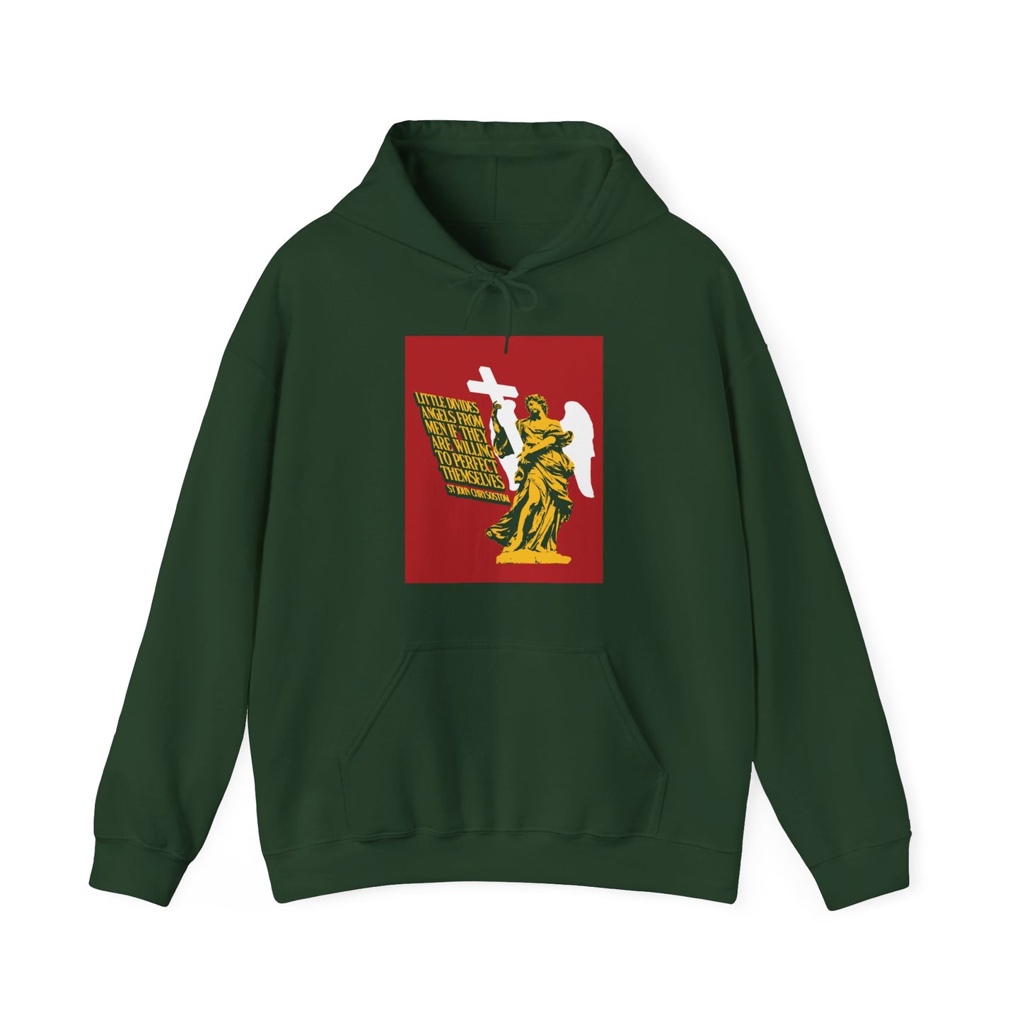 Little Divides Angels from Men (St. John Chrysostom) No. 2 | Orthodox Christian Hoodie