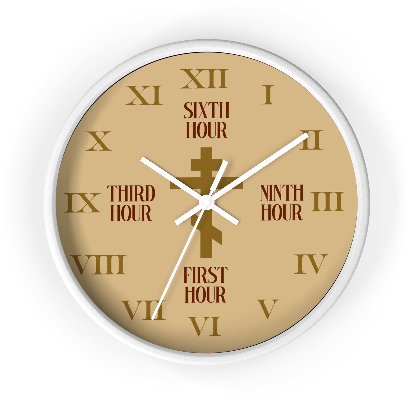 Liturgical Hours Wall Clock No. 2