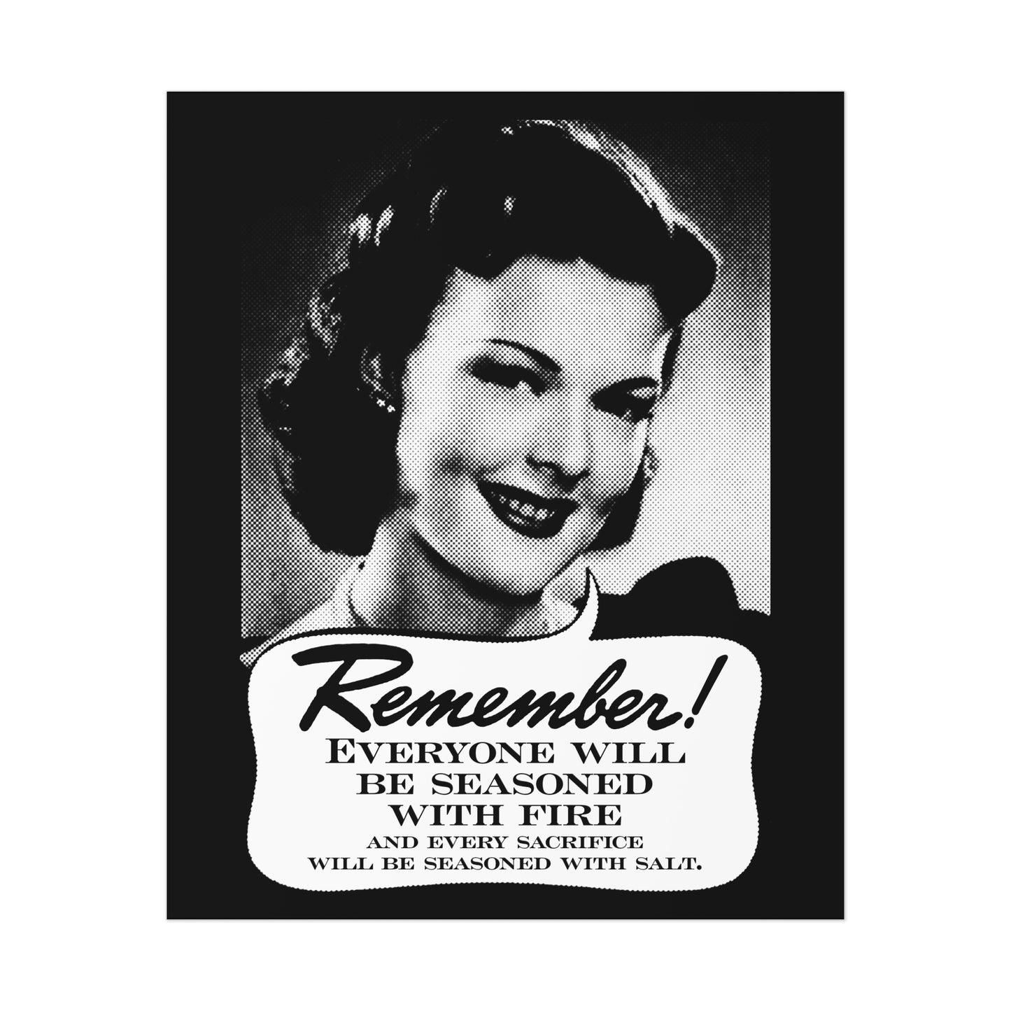 Everyone Will Be Seasoned With Fire (Mark 9:49) No. 1 |  Orthodox Christian Art Poster