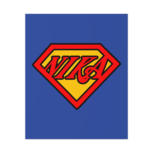 NIKA Superm@n Logo No. 1 | Orthodox Christian Art Poster