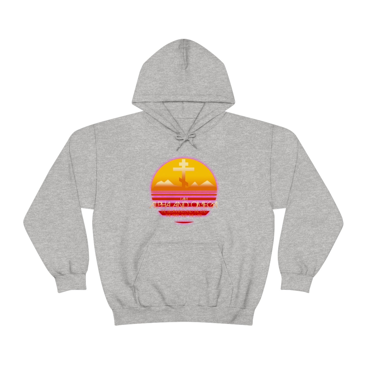Alpha & Omega No. 3 | Orthodox Christian Hoodie / Hooded Sweatshirt