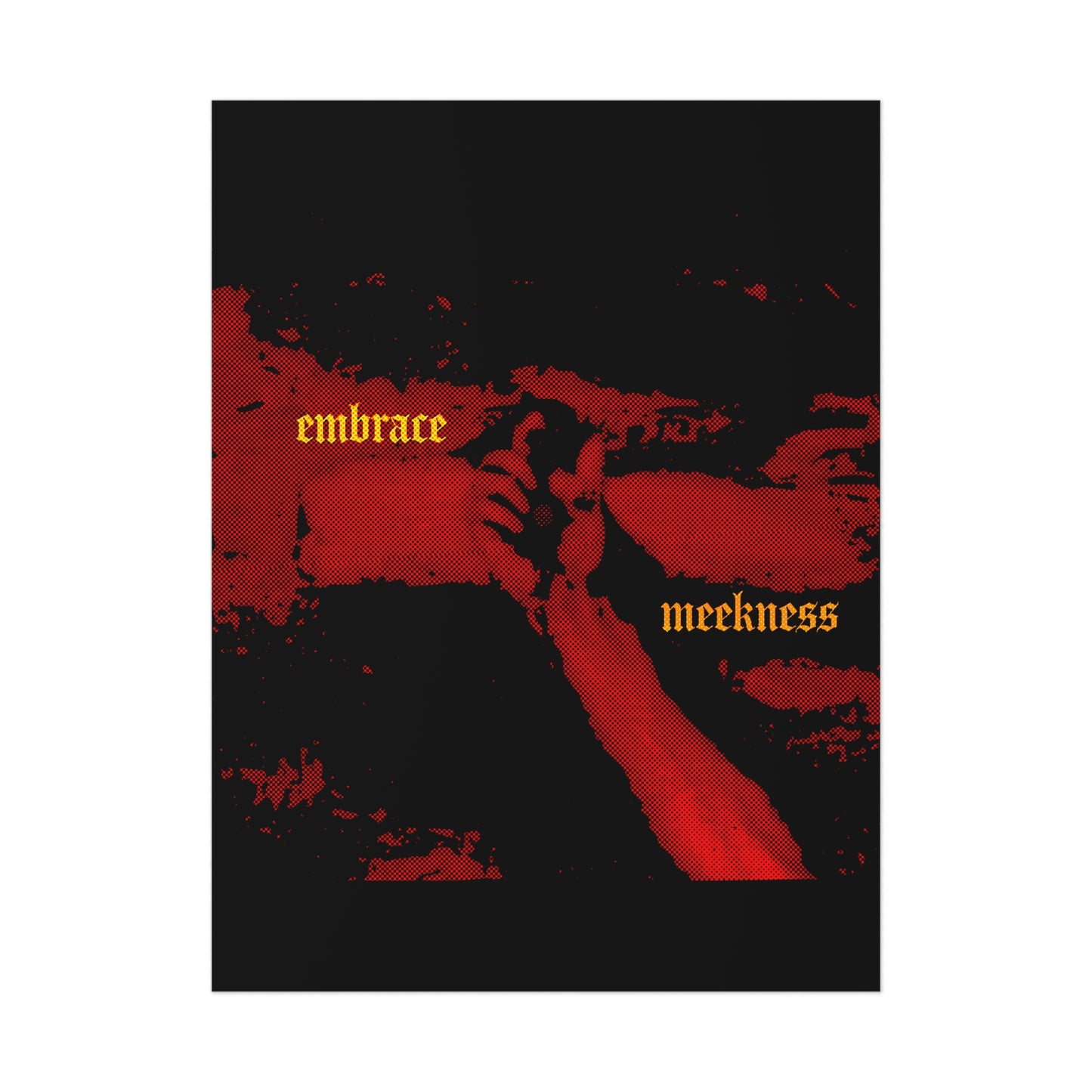 Embrace Meekness No. 1 | Orthodox Christian Art Poster