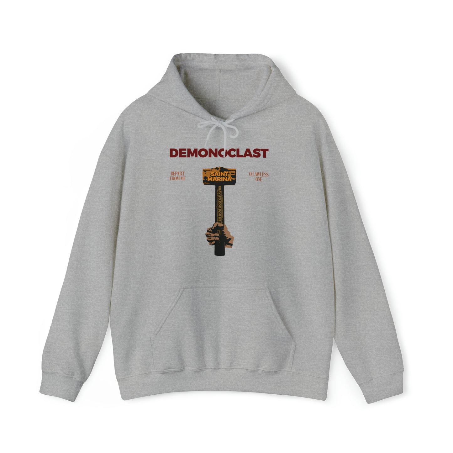Demonoclast No. 1 (St. Marina's Hammer) | Orthodox Christian Hoodie / Hooded Sweatshirt