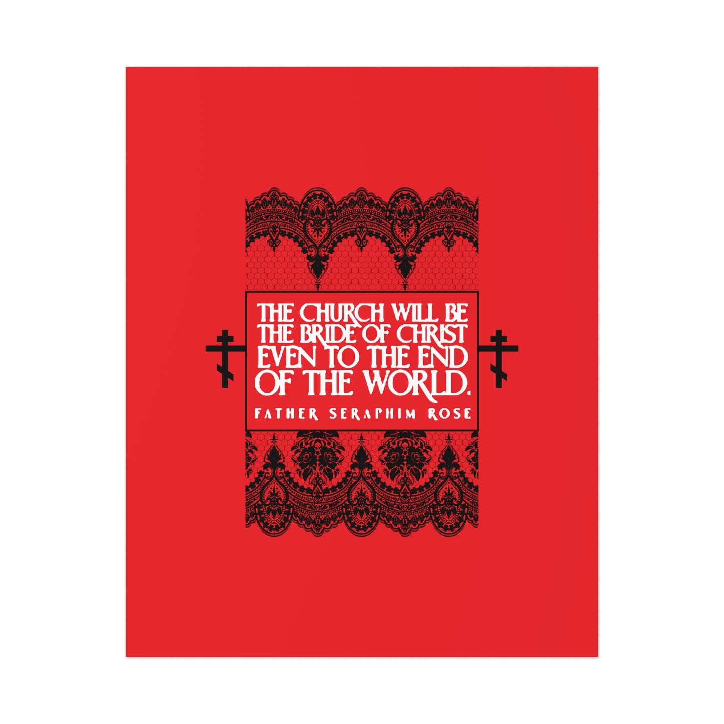 The Church Will Be the Bride of Christ No. 2 | Orthodox Christian Art Poster