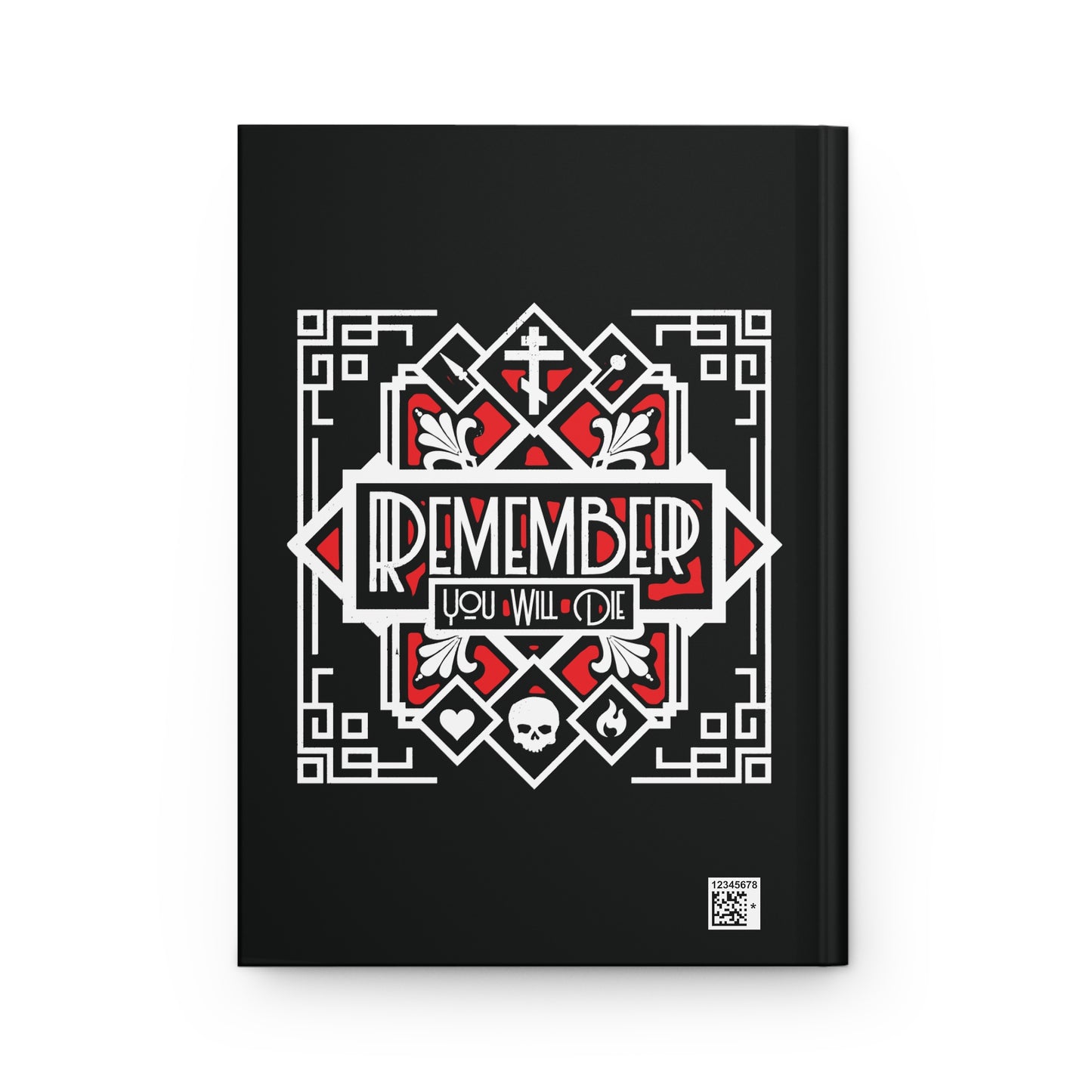 Remember You Will Die: Art Deco Design No.3 | Orthodox Christian Accessory | Hardcover Journal