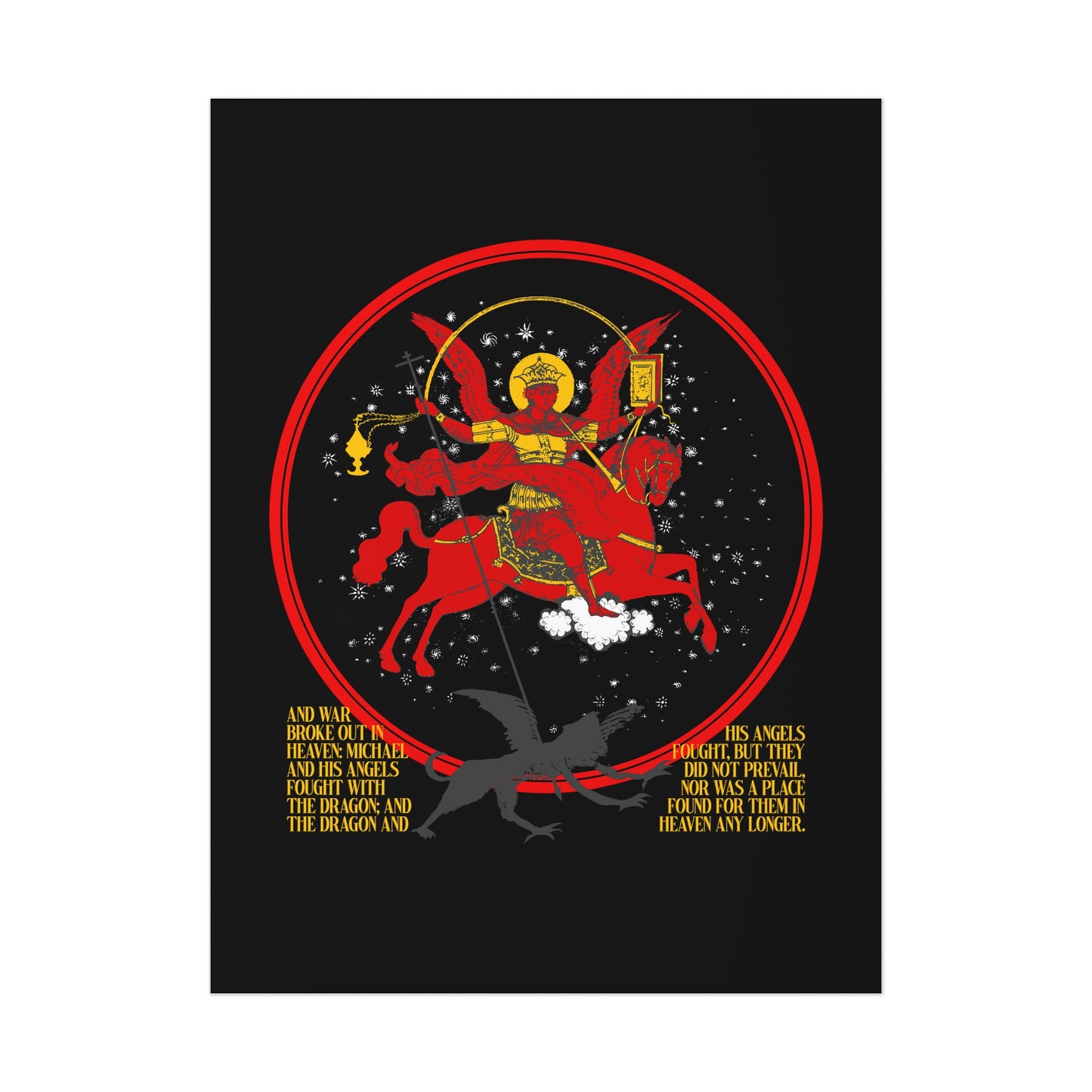 Archangel Michael of the Apocalypse No. 1 | Orthodox Christian Art Poster