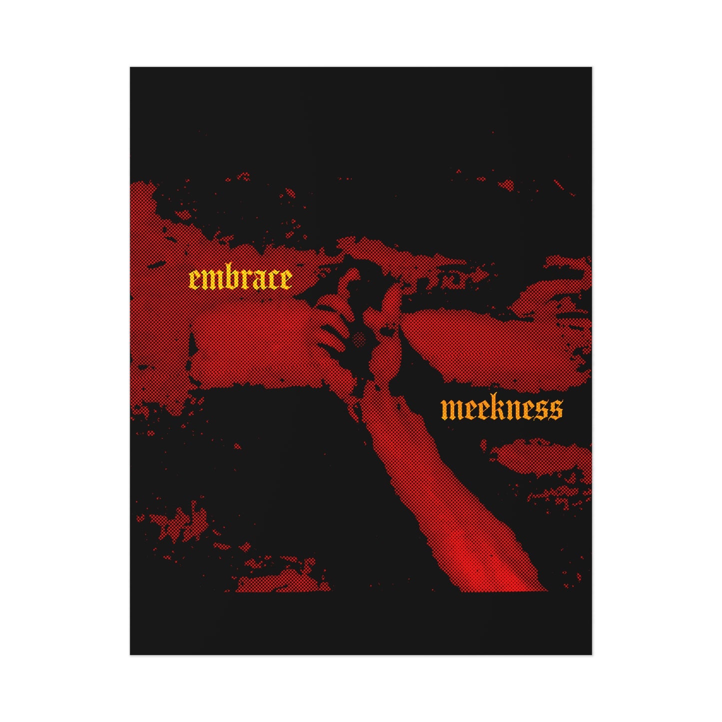 Embrace Meekness No. 1 | Orthodox Christian Art Poster