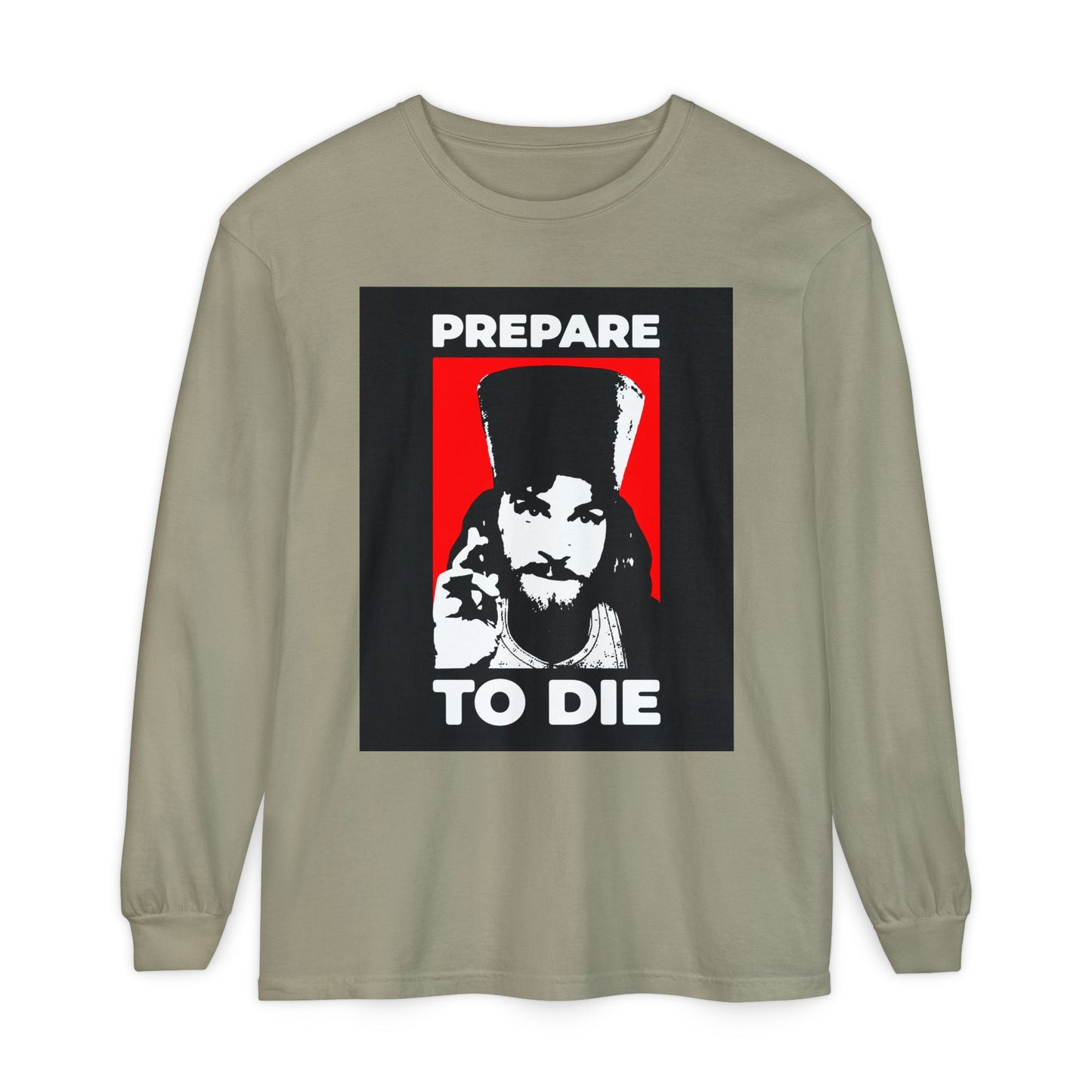 Prepare to Die | Remember You Will Die | Inigo Montoya as Orthodox Priest Giving a Blessing | Orthodox Christian Long Sleeve Shirt