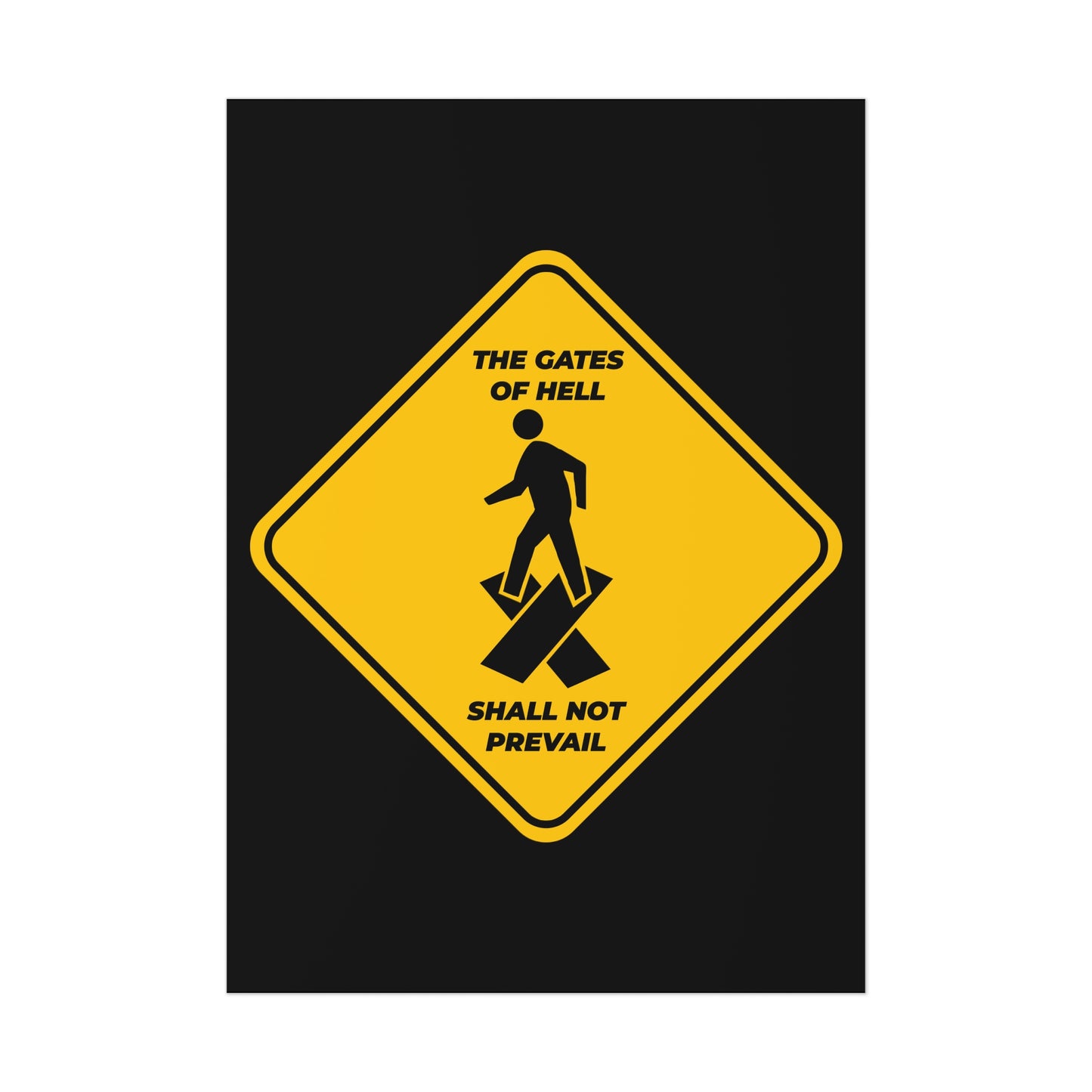 The Gates of Hell Shall Not Prevail No. 1 | Orthodox Christian Art Poster