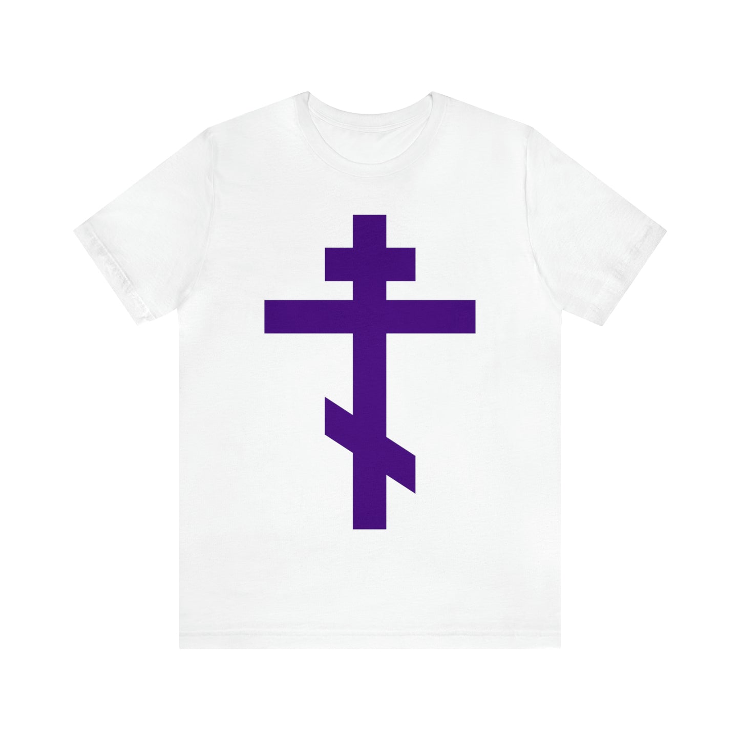 Simple Orthodox Cross (Purple) No. 1 | Orthodox Christian T-Shirt