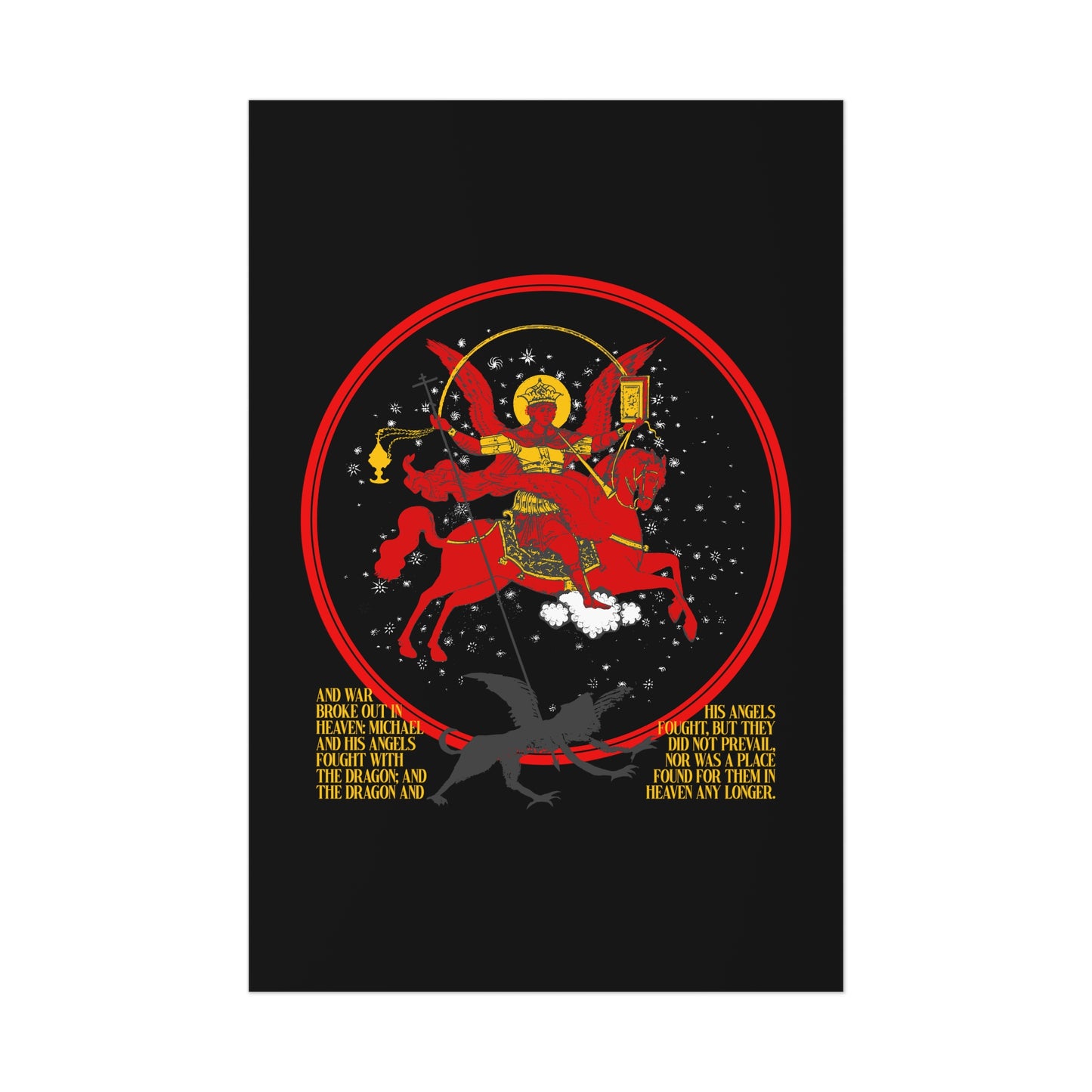 Archangel Michael of the Apocalypse No. 1 | Orthodox Christian Art Poster