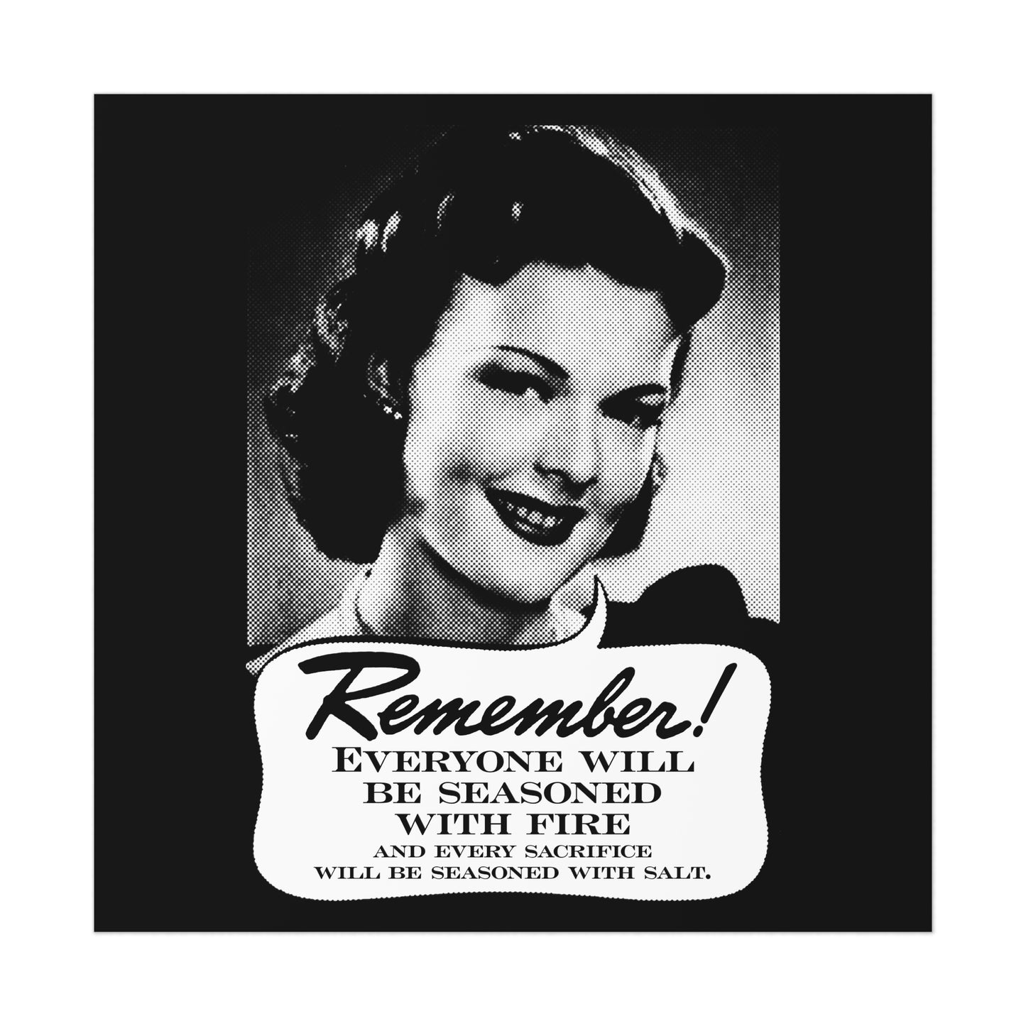 Everyone Will Be Seasoned With Fire (Mark 9:49) No. 1 |  Orthodox Christian Art Poster