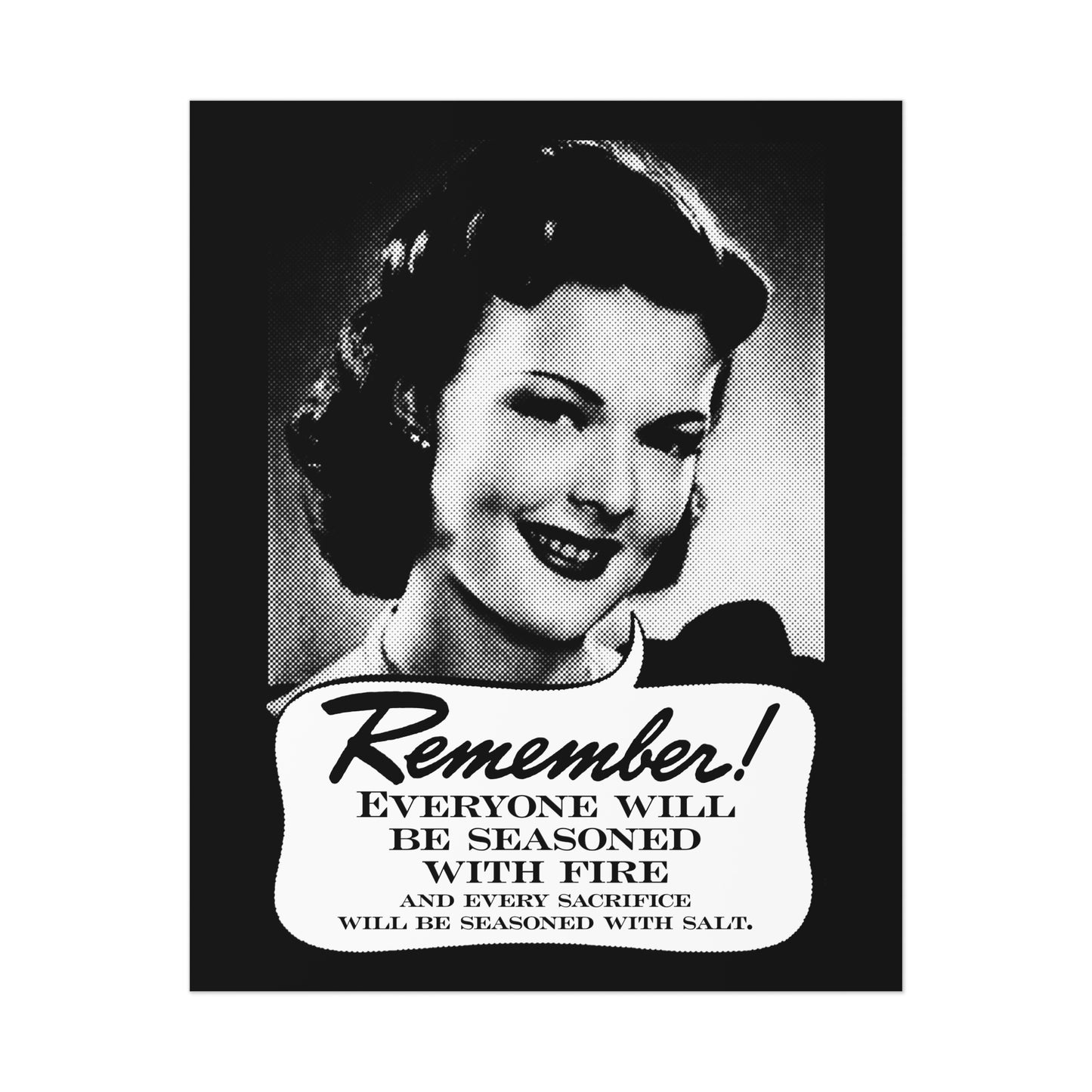 Everyone Will Be Seasoned With Fire (Mark 9:49) No. 1 |  Orthodox Christian Art Poster