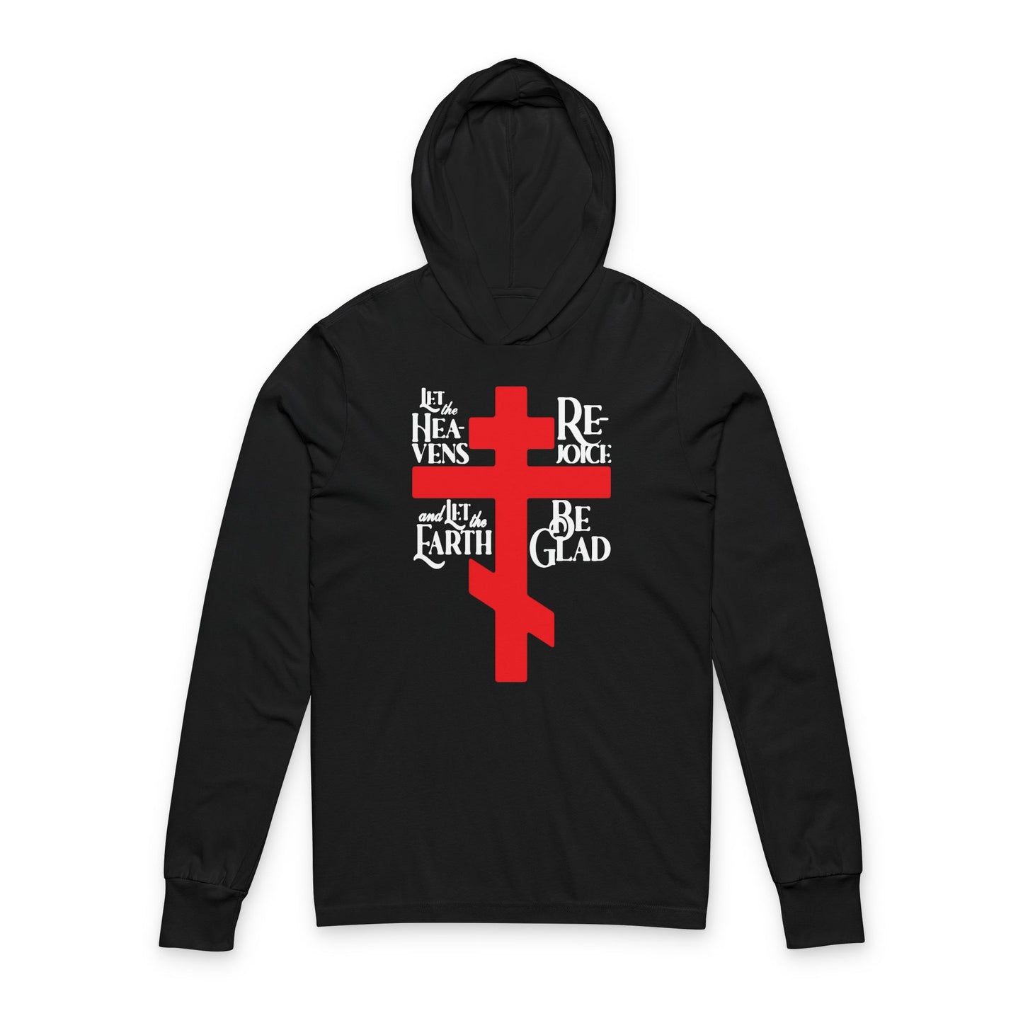 Let the Heavens Rejoice | Psalm 96 (95 Septuagint) | Orthodox Christian Liturgical Hymn | Russian Cross | Orthodox Long Sleeve Hooded Shirt
