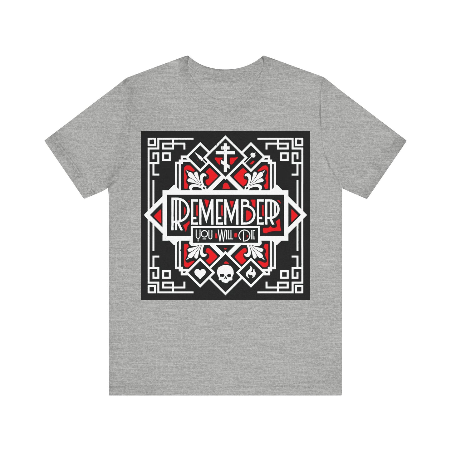 Remember You Will Die: Art Deco Design No.3 | Orthodox Christian T-Shirt