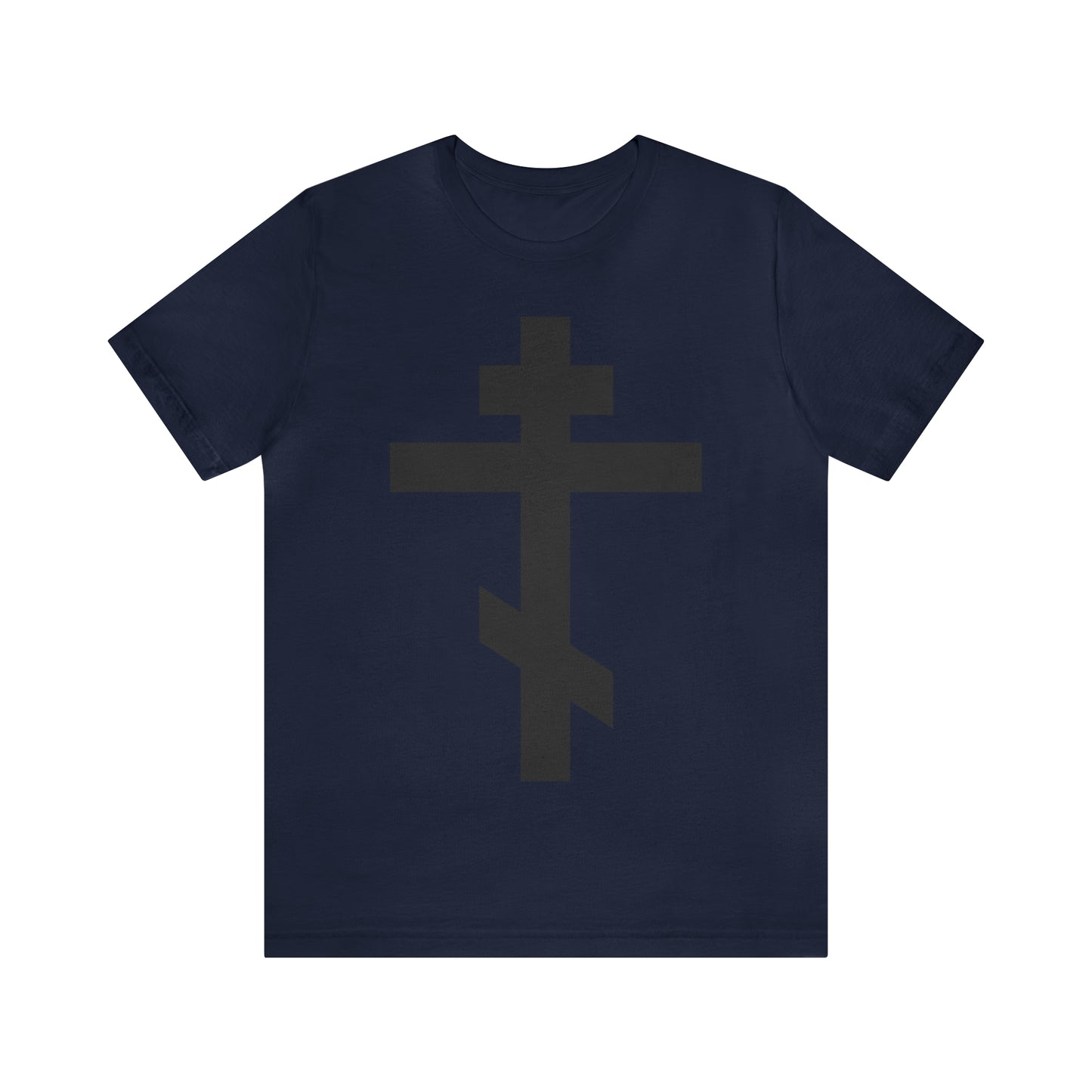 Simple Orthodox Cross (Dark Gray) No. 1 | Orthodox Christian T-Shirt