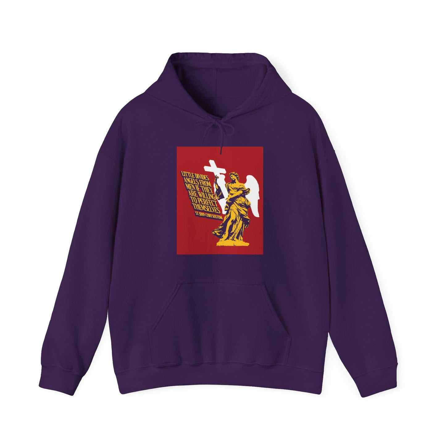 Little Divides Angels from Men (St. John Chrysostom) No. 2 | Orthodox Christian Hoodie