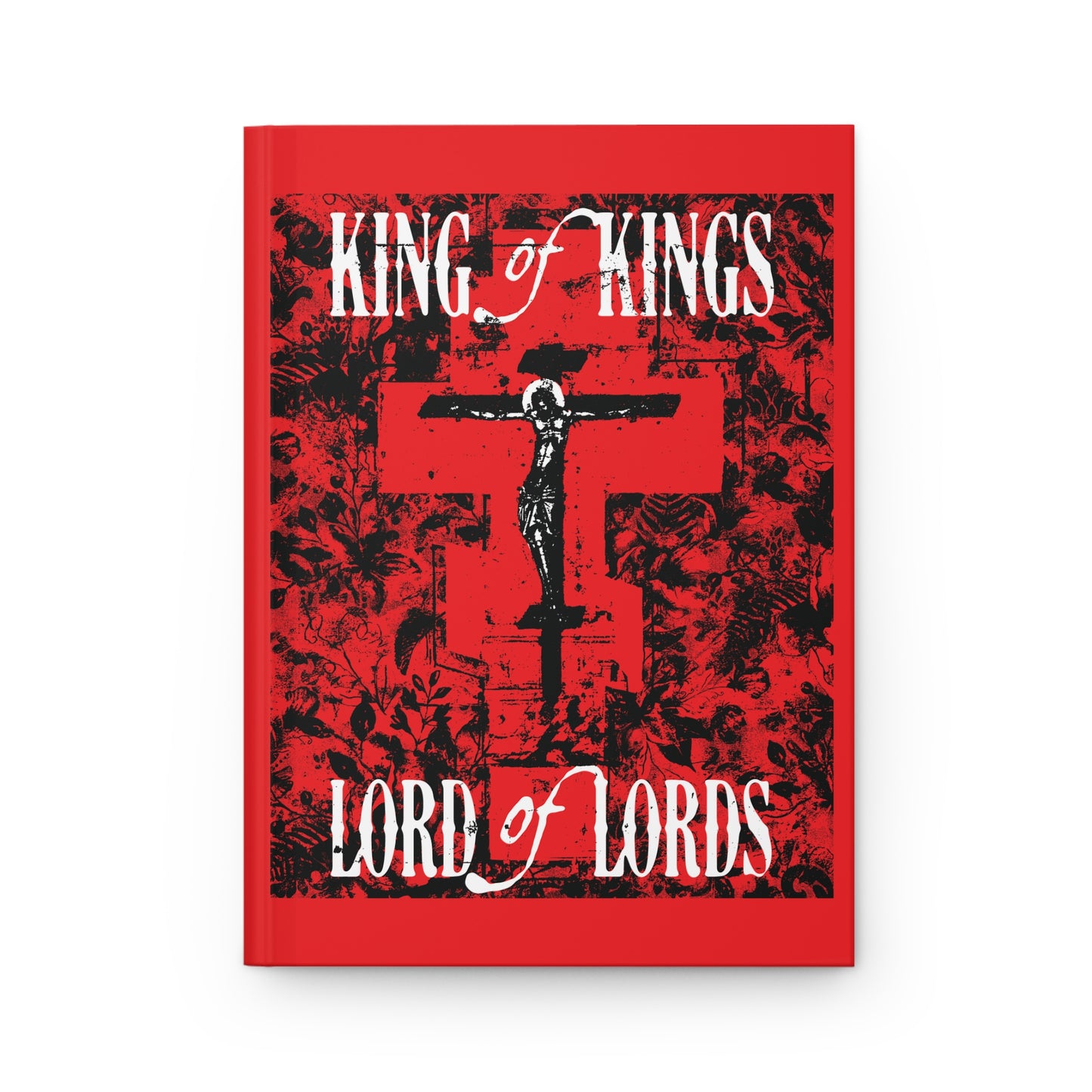 King of Kings, Lord of Lords (Jesus Christ Crucifix IconoGraphic) No. 1 | Orthodox Christian Hardcover Blank Journal
