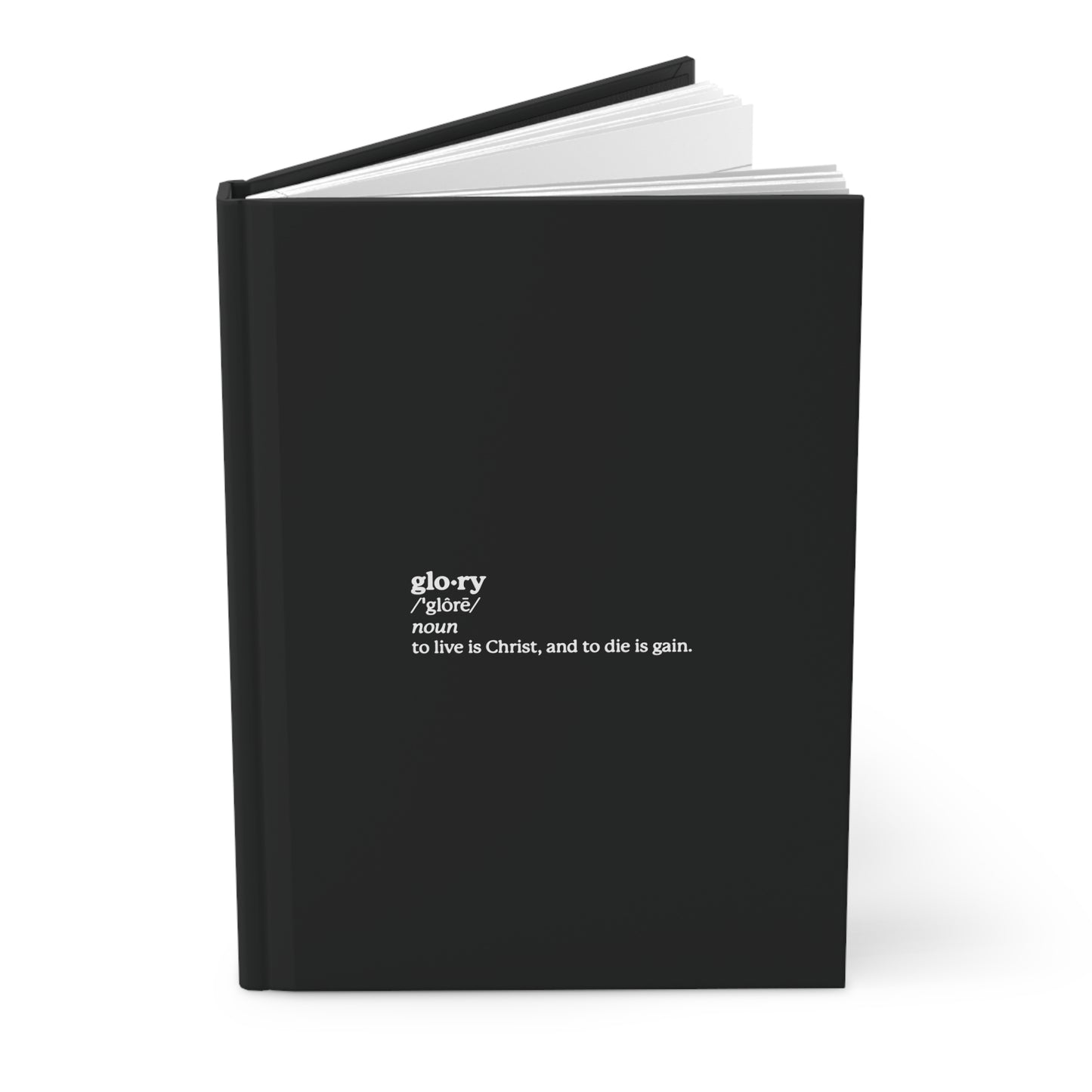 Glory Definition (Philippians 1:21) No. 1 | Orthodox Christian Accessory | Hardcover Journal