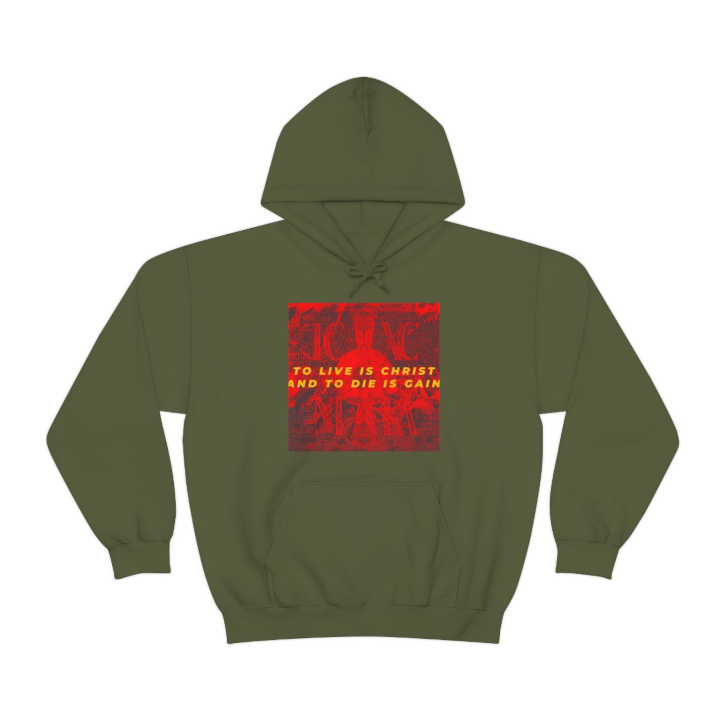To Live is Christ, and to Die is Gain No. 1 | Orthodox Christian Hoodie / Hooded Sweatshirt