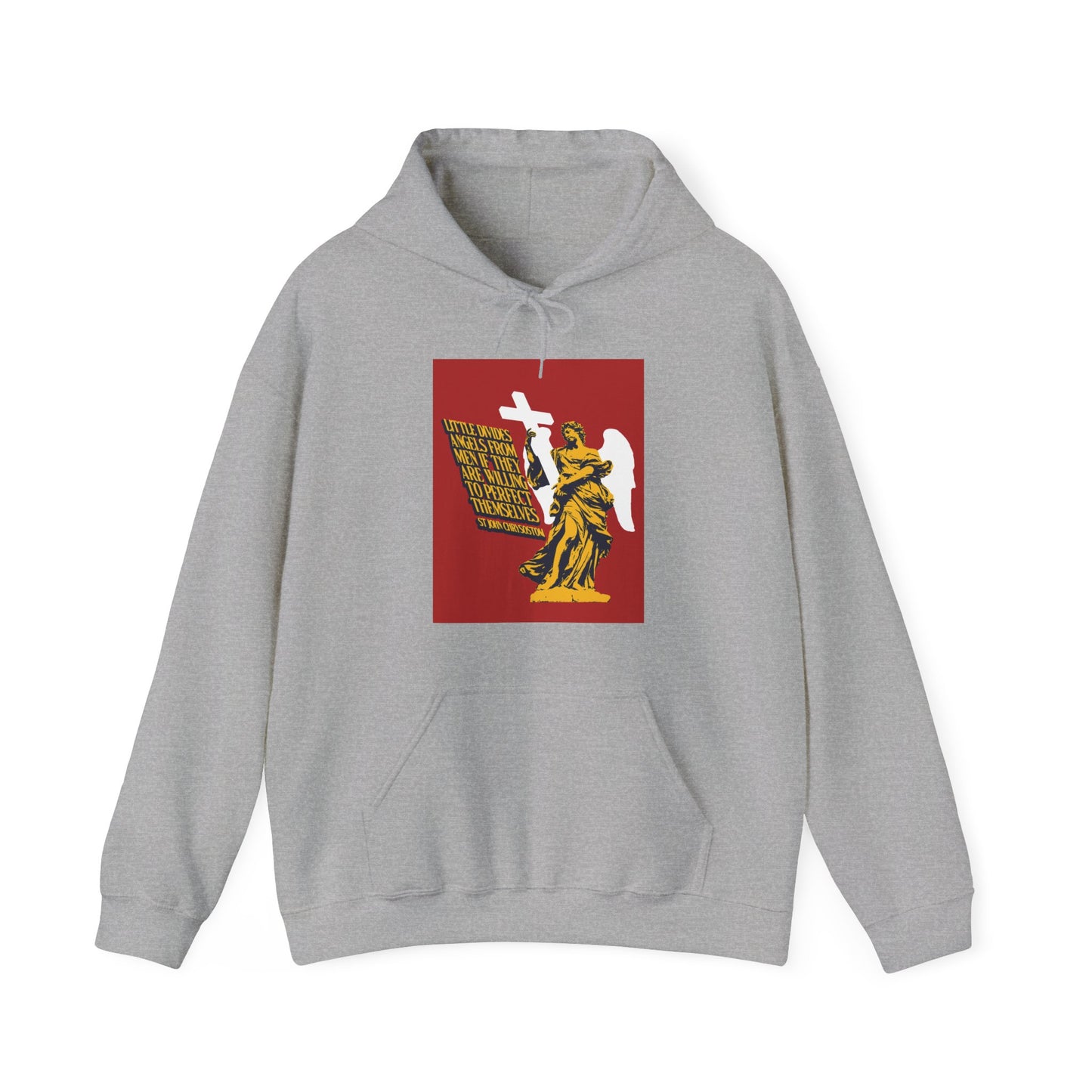 Little Divides Angels from Men (St. John Chrysostom) No. 2 | Orthodox Christian Hoodie