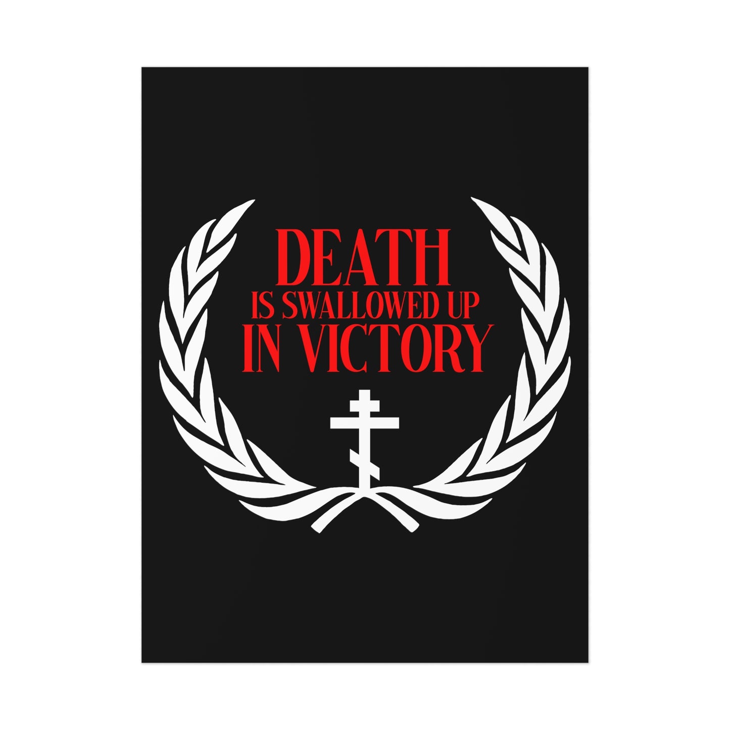 Death is Swallowed Up In Victory No. 2 | Orthodox Christian Art Poster