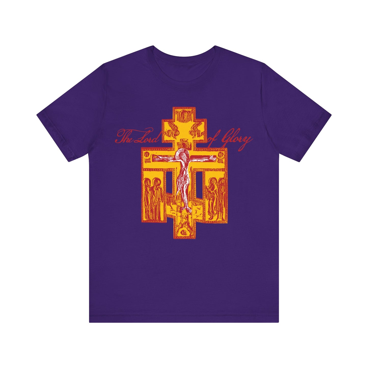 The Lord of Glory | Russian Golgotha Crucifix IconoGraphic | 1 Corinthians 2:8 | Orthodox Christian T-Shirt