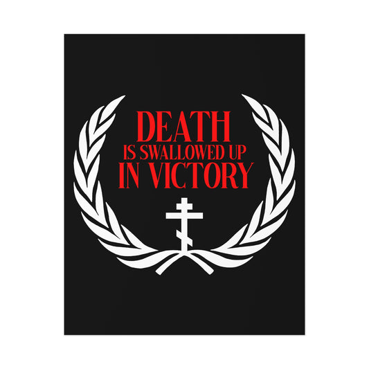Death is Swallowed Up In Victory No. 2 | Orthodox Christian Art Poster