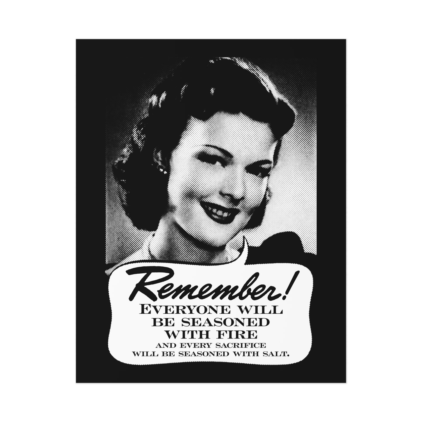 Everyone Will Be Seasoned With Fire (Mark 9:49) No. 1 |  Orthodox Christian Art Poster