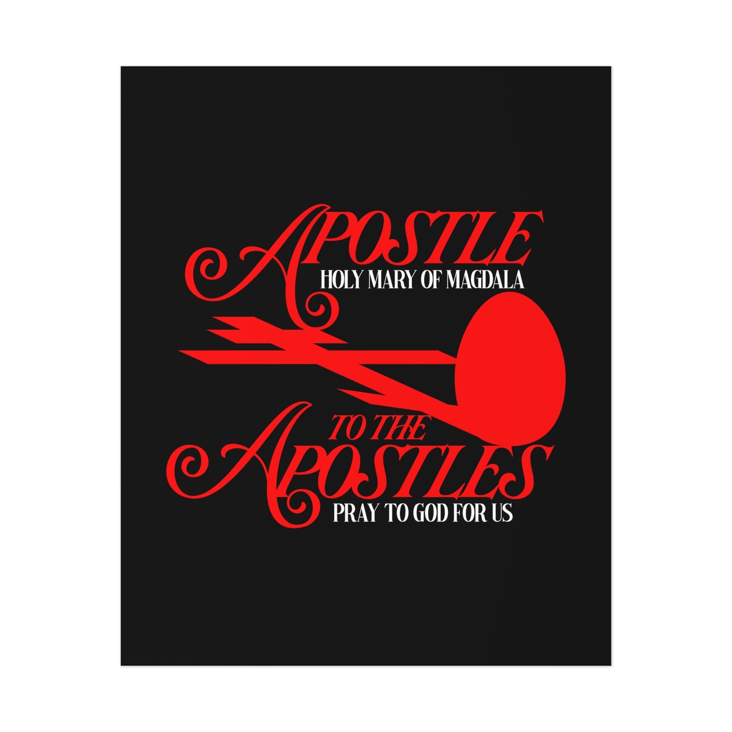 Apostle to the Apostles (St. Mary Magdalene) No. 1 | Orthodox Christian Art Poster