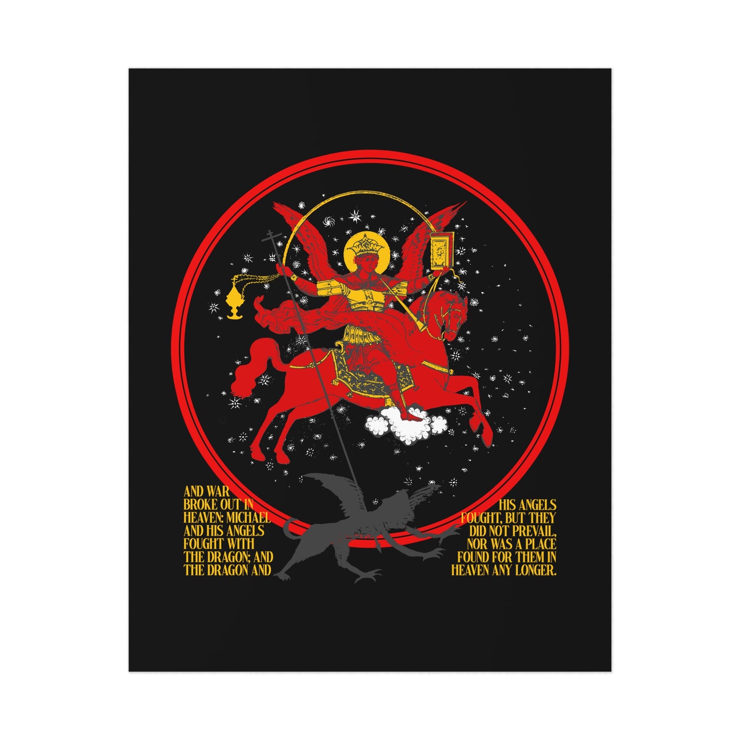 Archangel Michael of the Apocalypse No. 1 | Orthodox Christian Art Poster