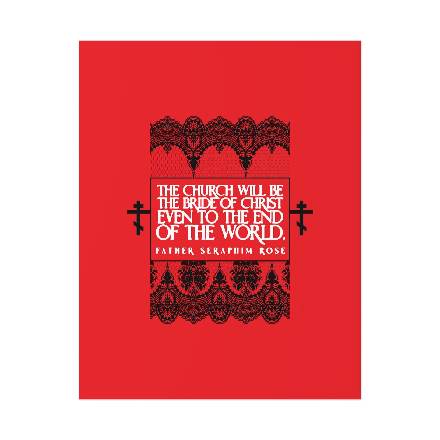 The Church Will Be the Bride of Christ No. 2 | Orthodox Christian Art Poster