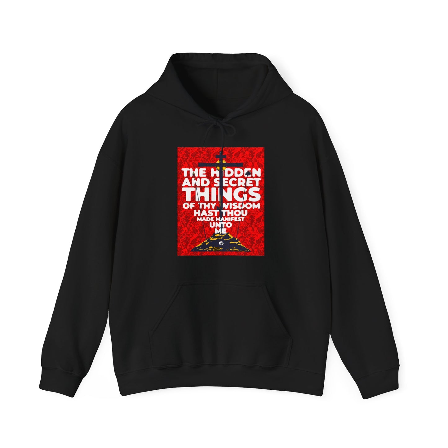 The Hidden and Secret Things of Thy Wisdom (Psalm 50/51) | Golgotha Cross | Skull of Adam | Orthodox Christian Hoodie