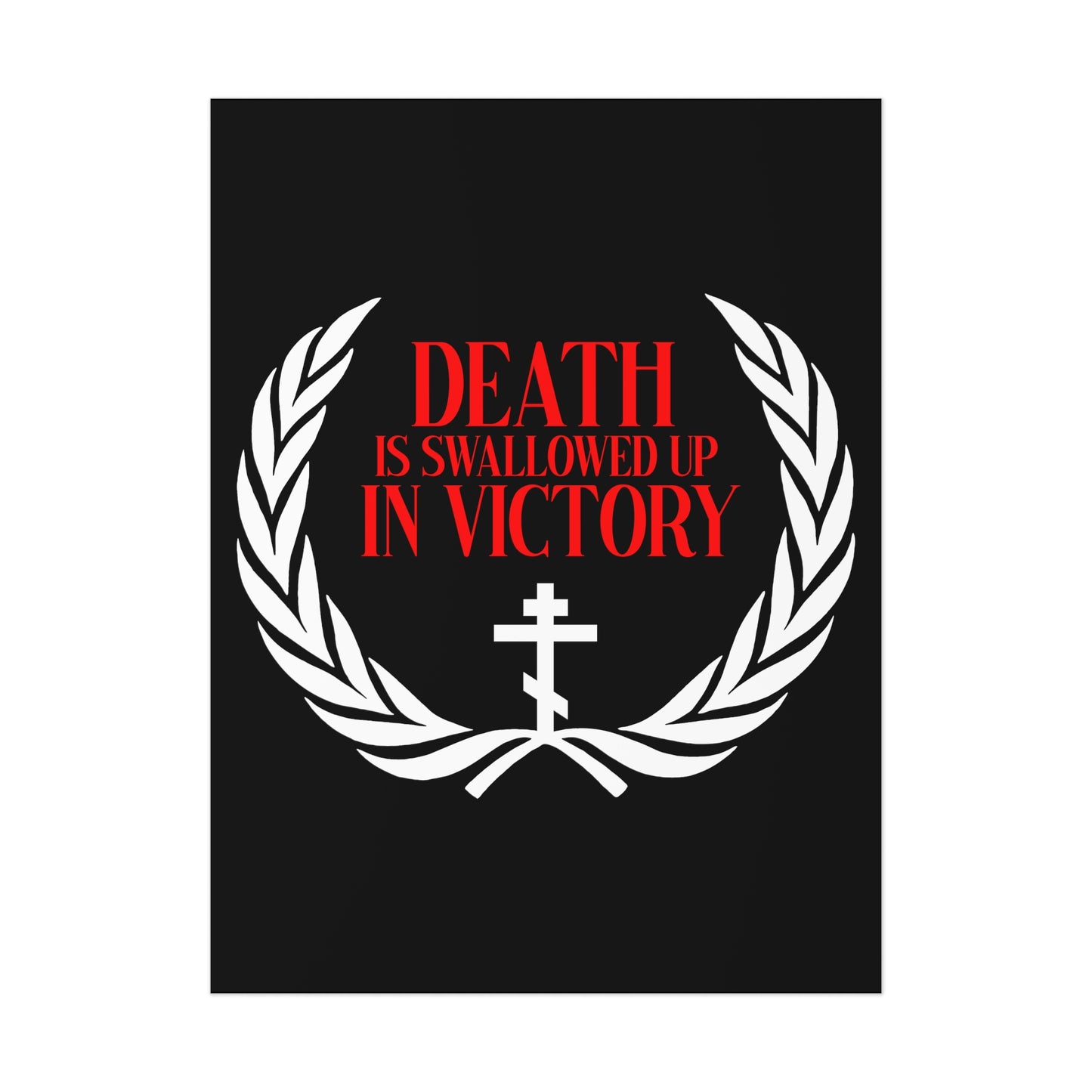 Death is Swallowed Up In Victory No. 2 | Orthodox Christian Art Poster