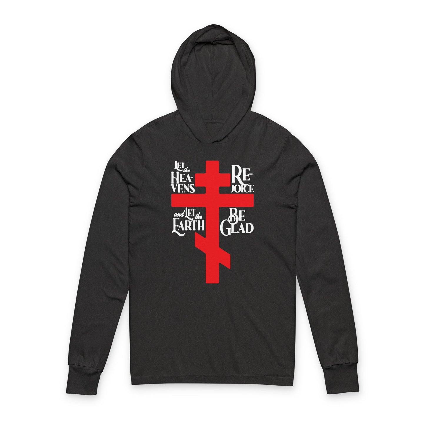 Let the Heavens Rejoice | Psalm 96 (95 Septuagint) | Orthodox Christian Liturgical Hymn | Russian Cross | Orthodox Long Sleeve Hooded Shirt