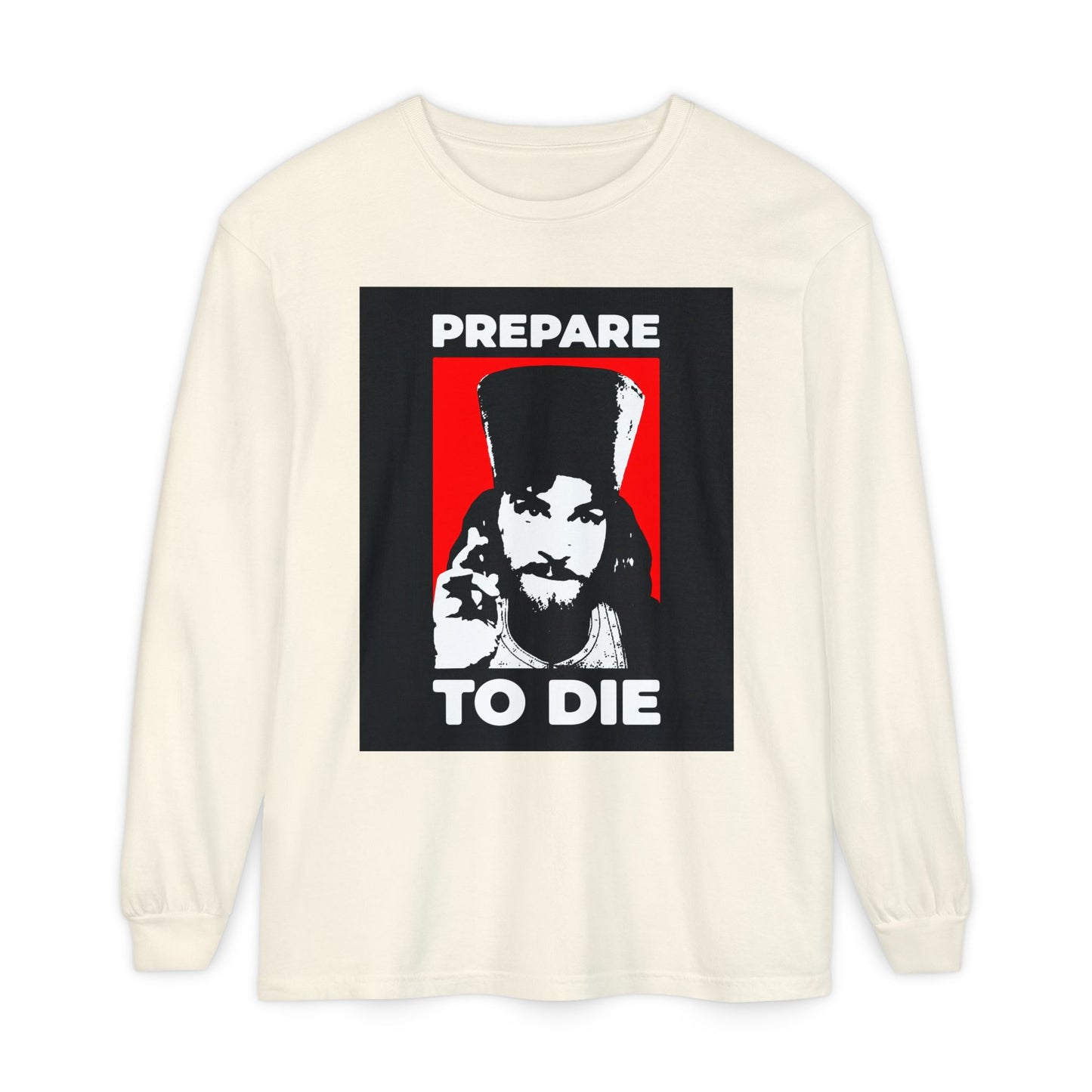 Prepare to Die | Remember You Will Die | Inigo Montoya as Orthodox Priest Giving a Blessing | Orthodox Christian Long Sleeve Shirt