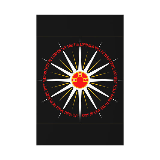 And Night Shall Be No More No. 1 | Orthodox Christian Art Poster