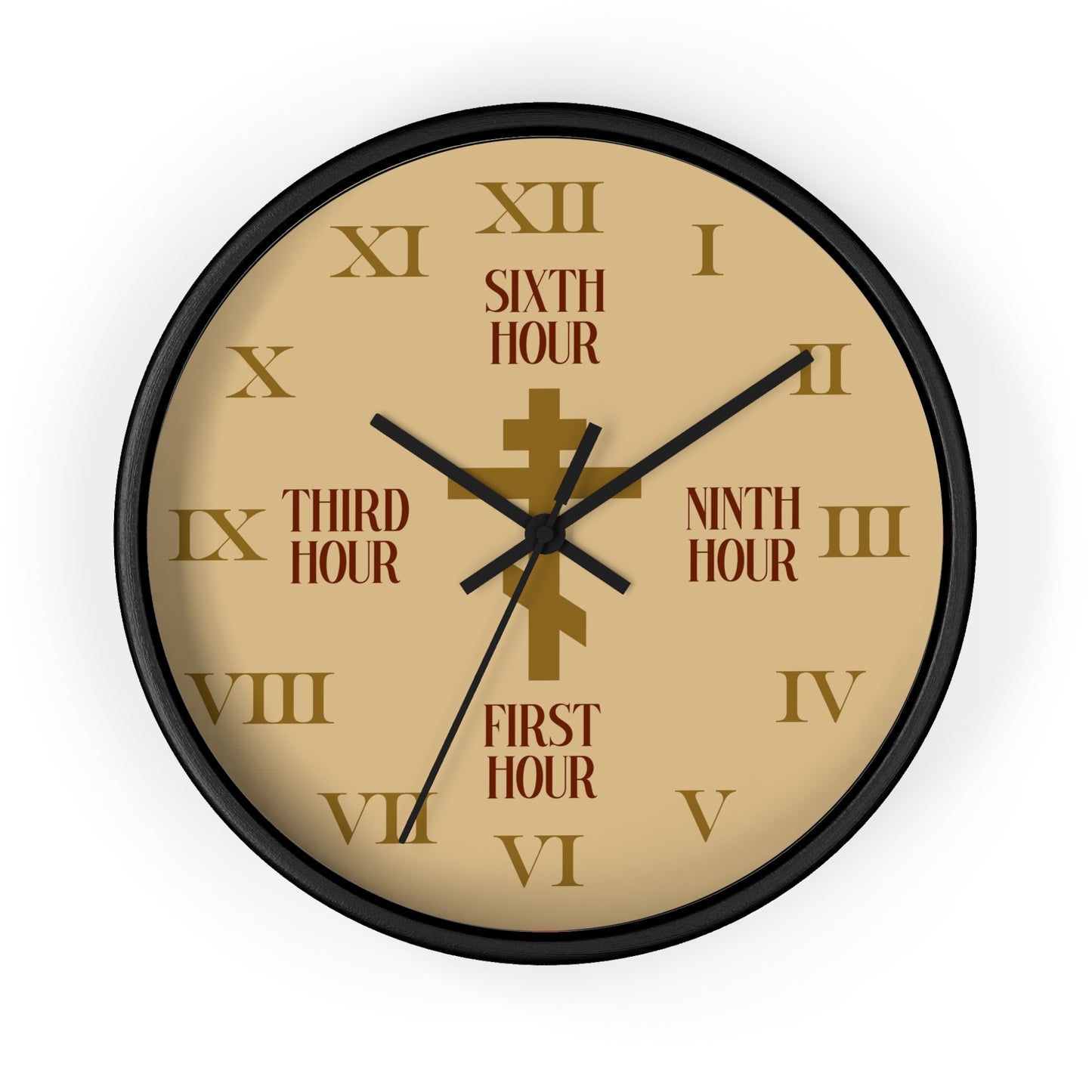 Liturgical Hours Wall Clock No. 2