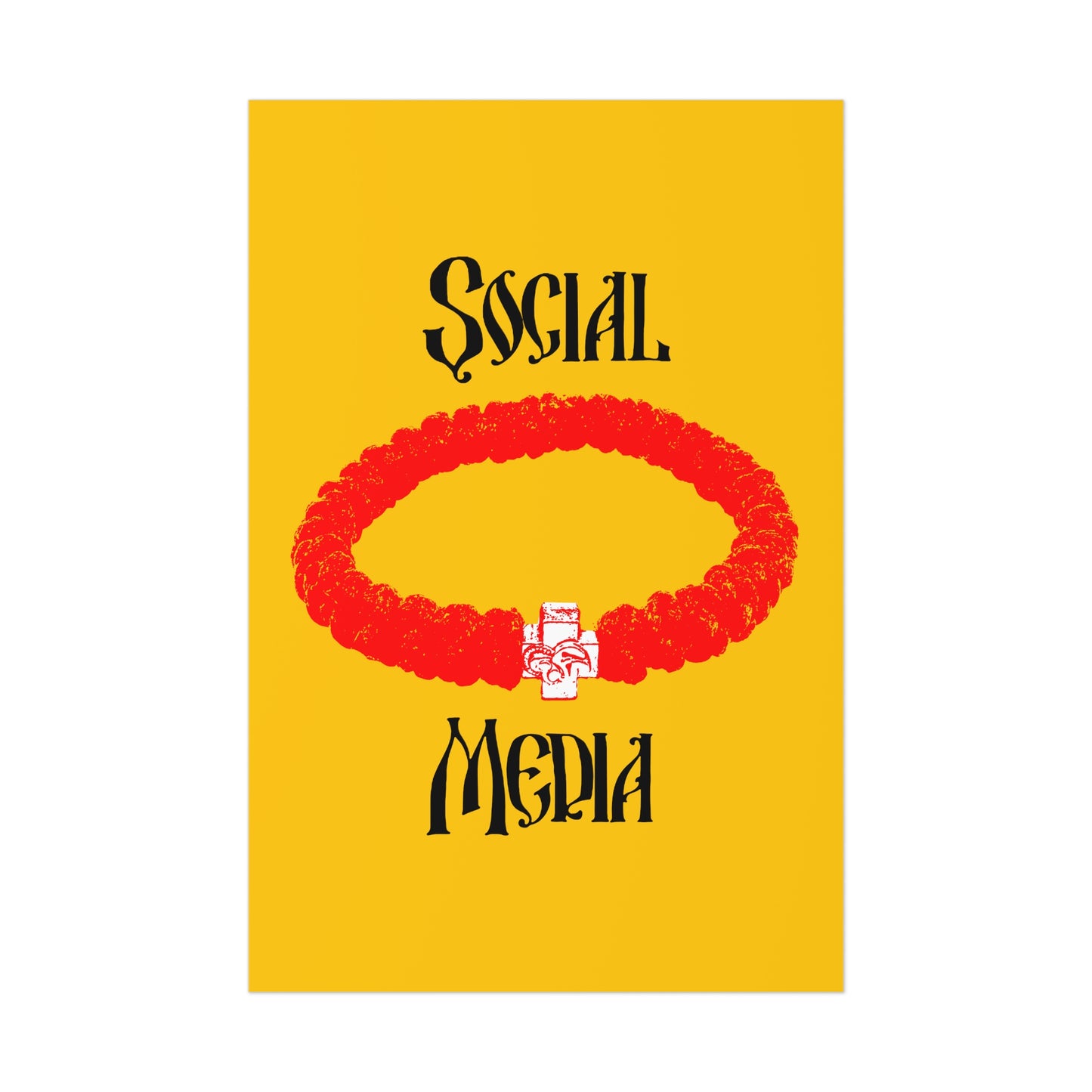 Social Media No. 2 (Prayer Rope) | Orthodox Christian Art Poster